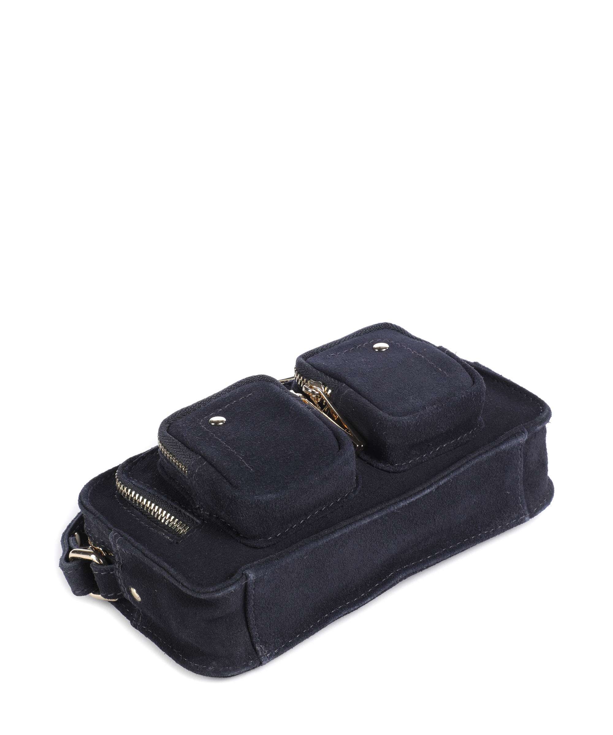 Núnoo Suede Helena Crossbody bag navy - Image 5