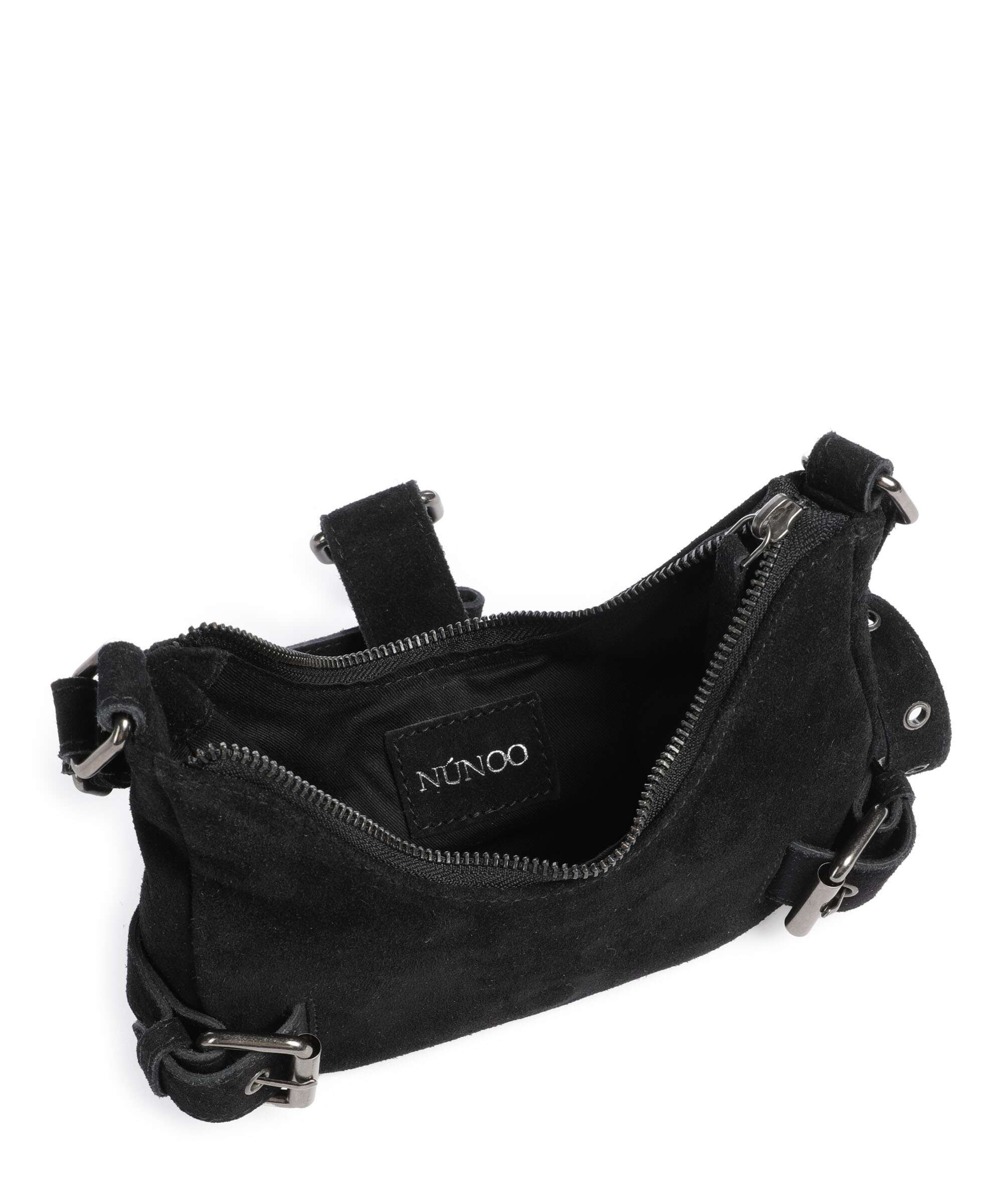Núnoo Suede Palma Shoulder bag black - Image 6