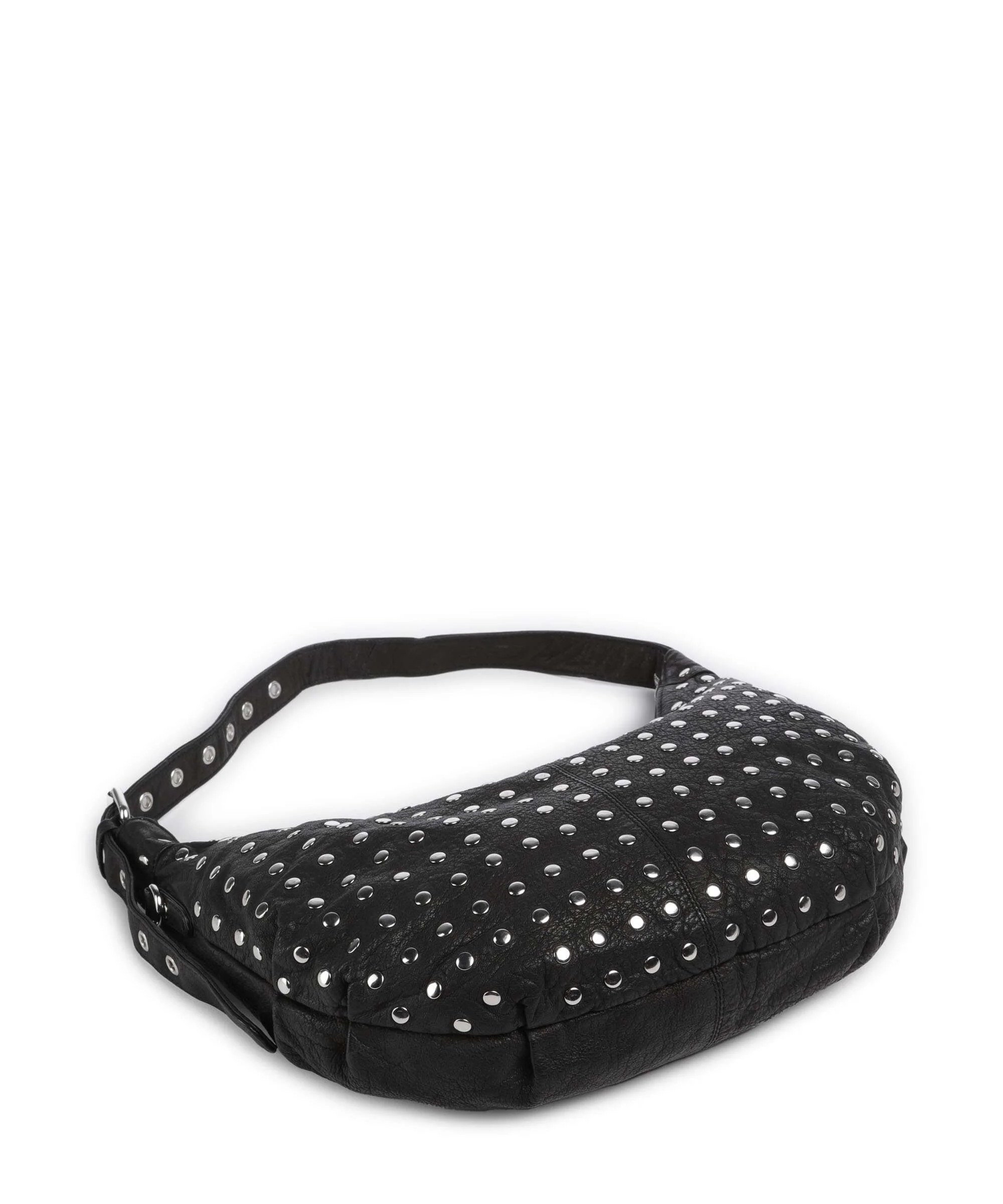 Núnoo Washed Dagmar Rivet Hobo bag black - Image 5