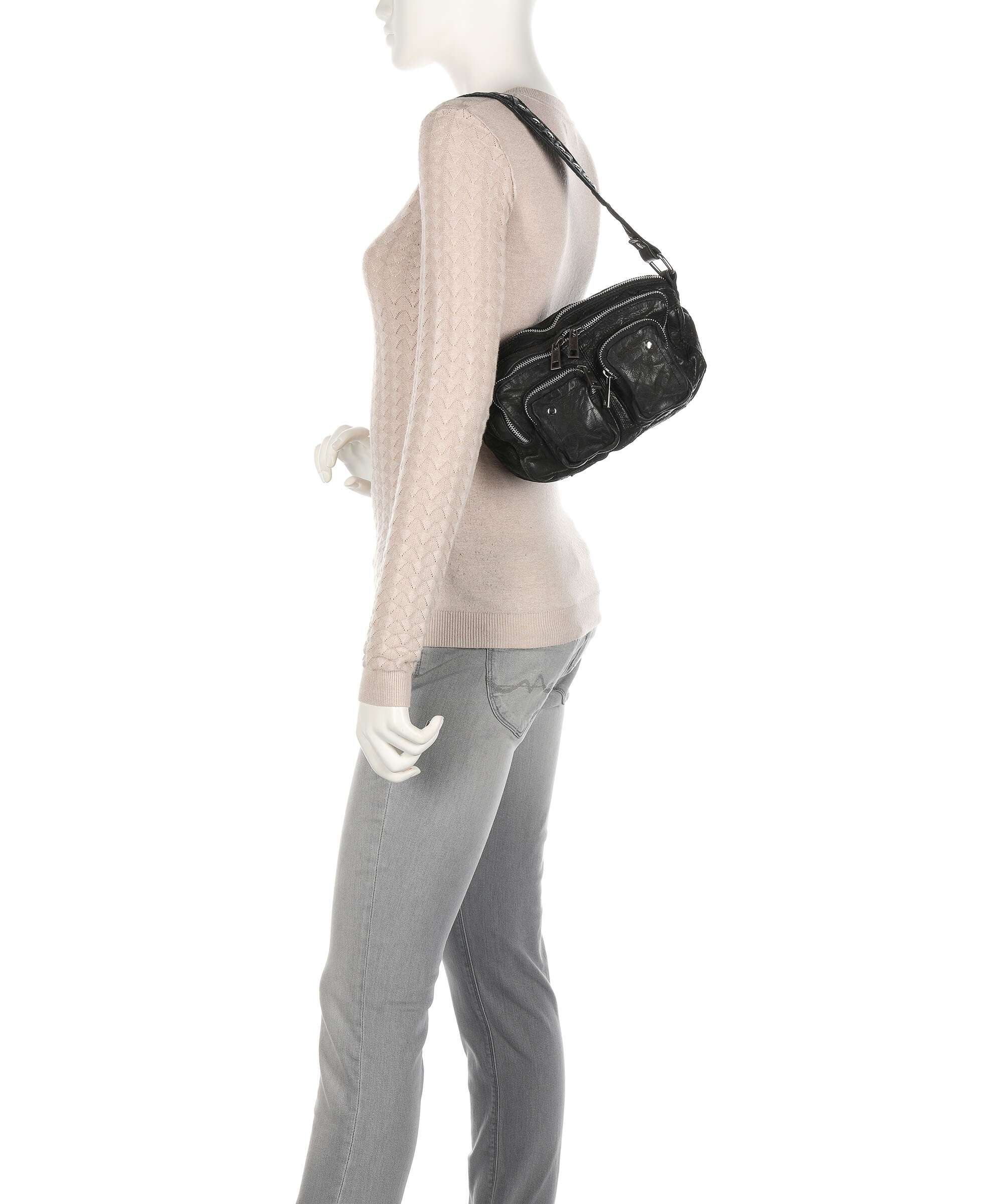 Núnoo Washed Ellie Shoulder bag black - Image 3
