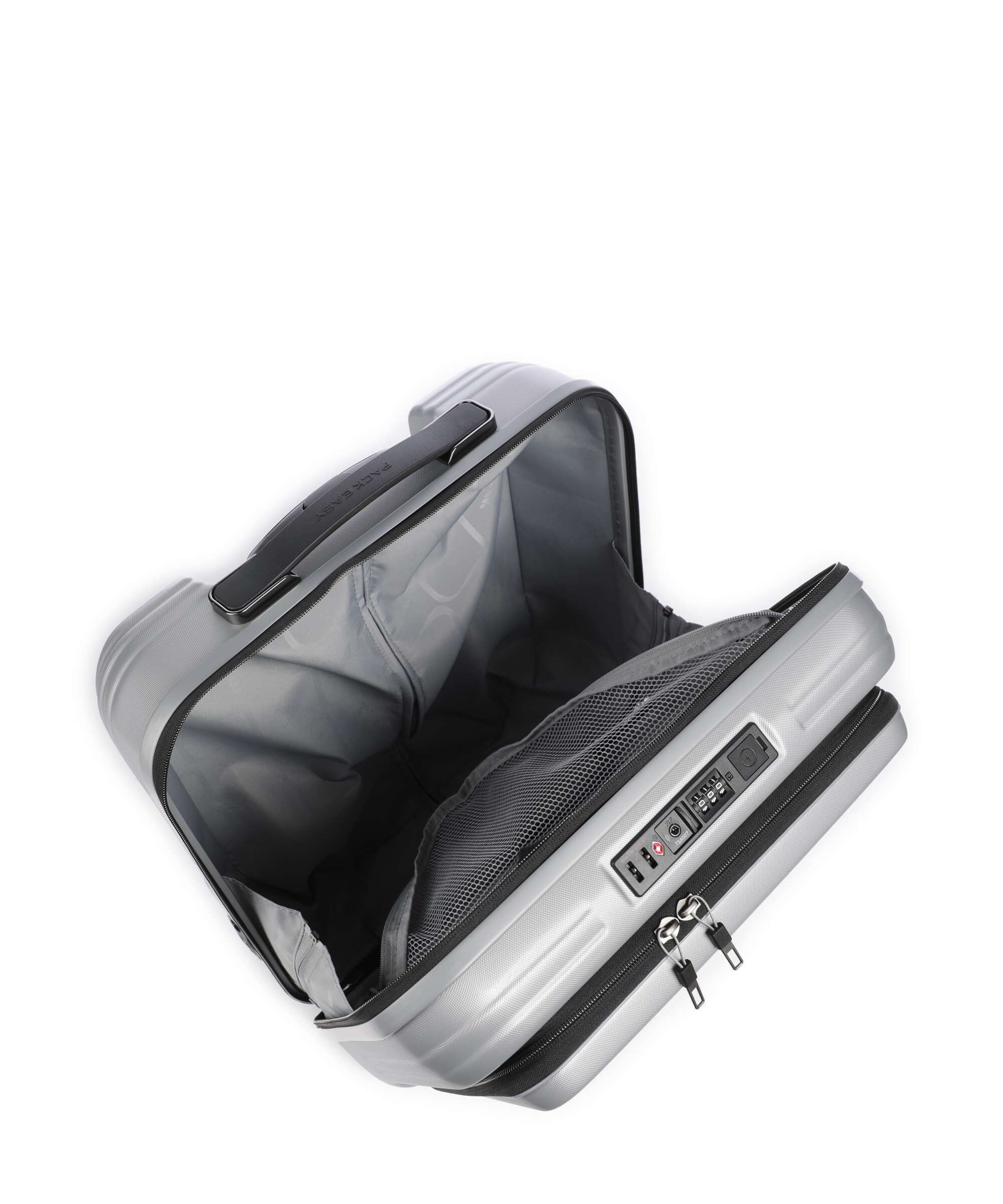 Pack Easy ReNew Genius Rolling briefcase silver - Image 6