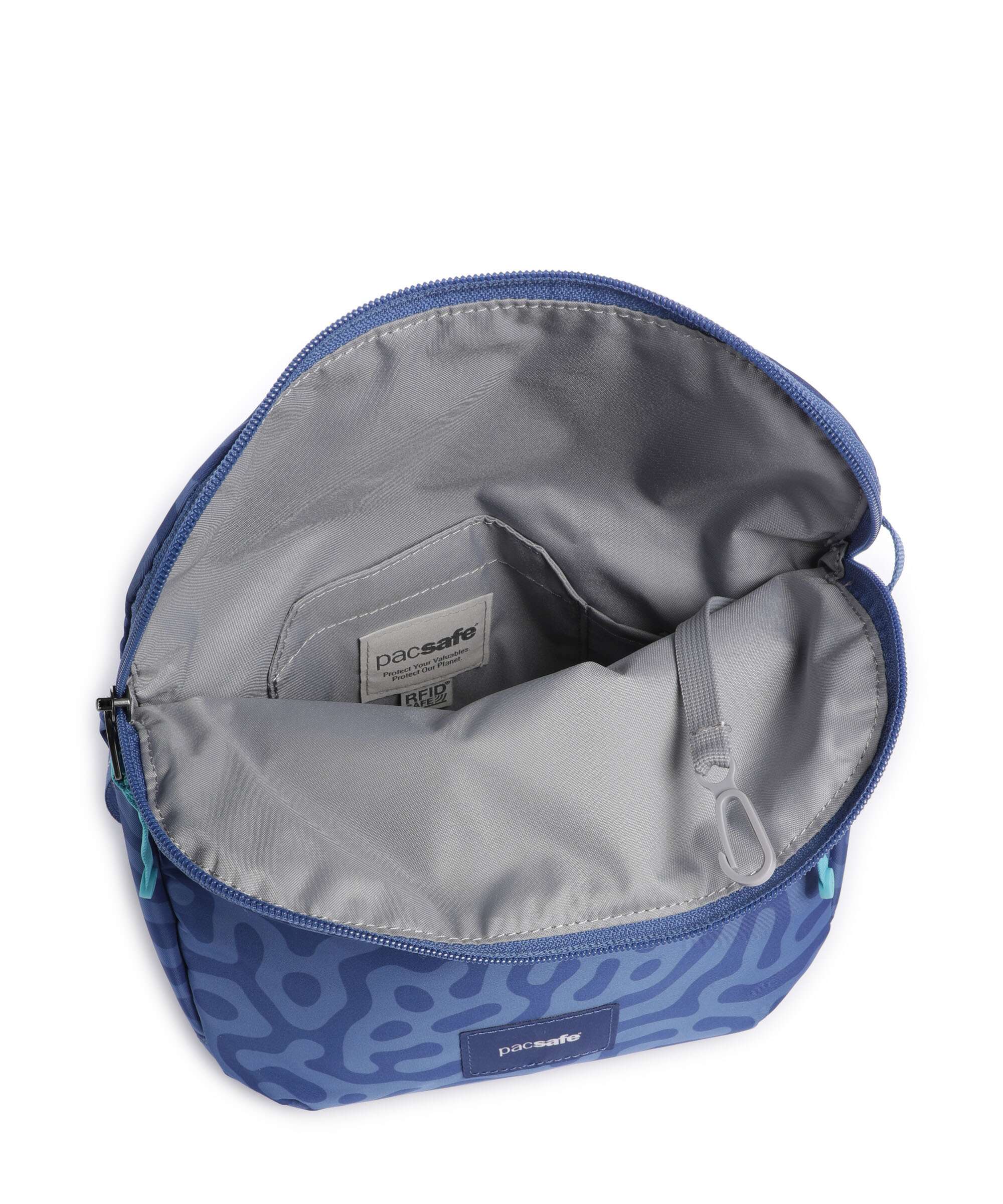 Pacsafe Go Saddle Crossbody bag cerulean blue - Image 6