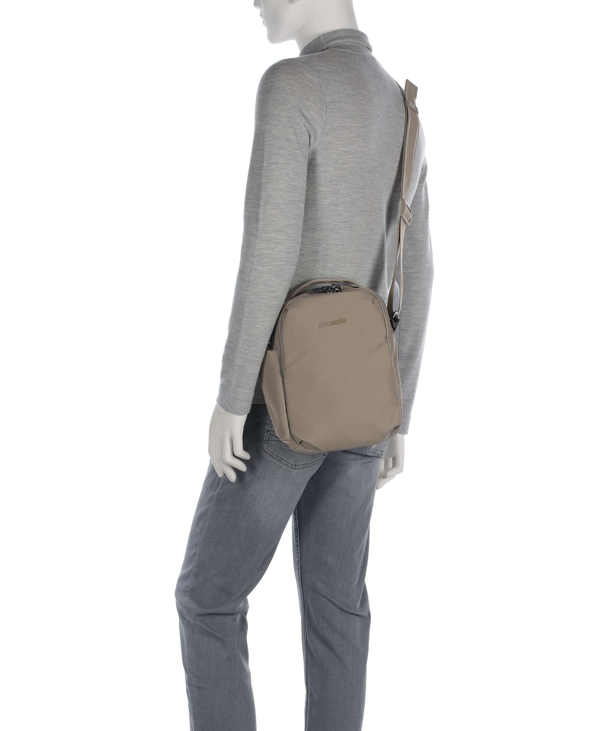 Pacsafe V Crossbody bag beige - Image 4
