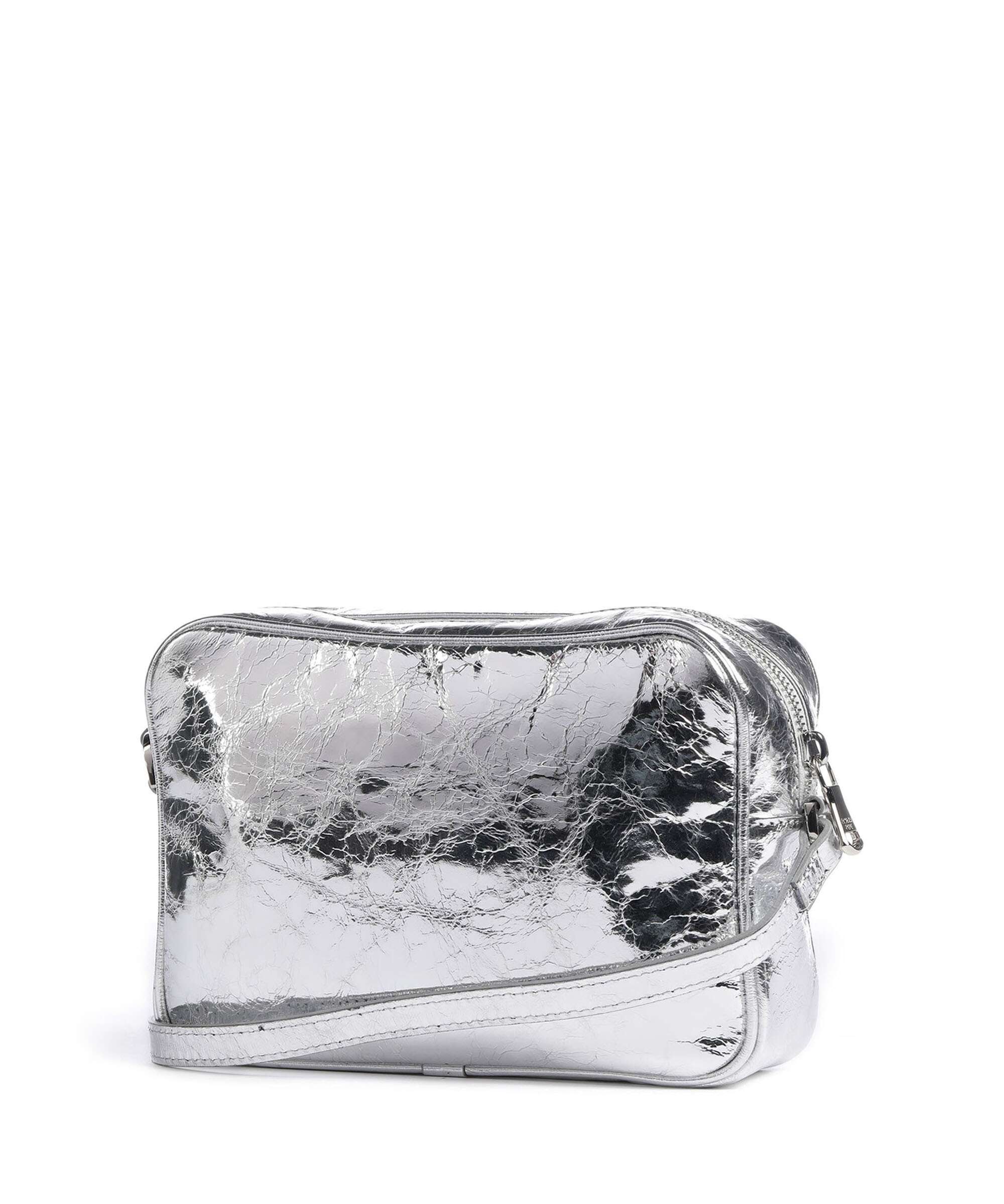 Patrizia Pepe Crossbody bag craquele silver - Image 2