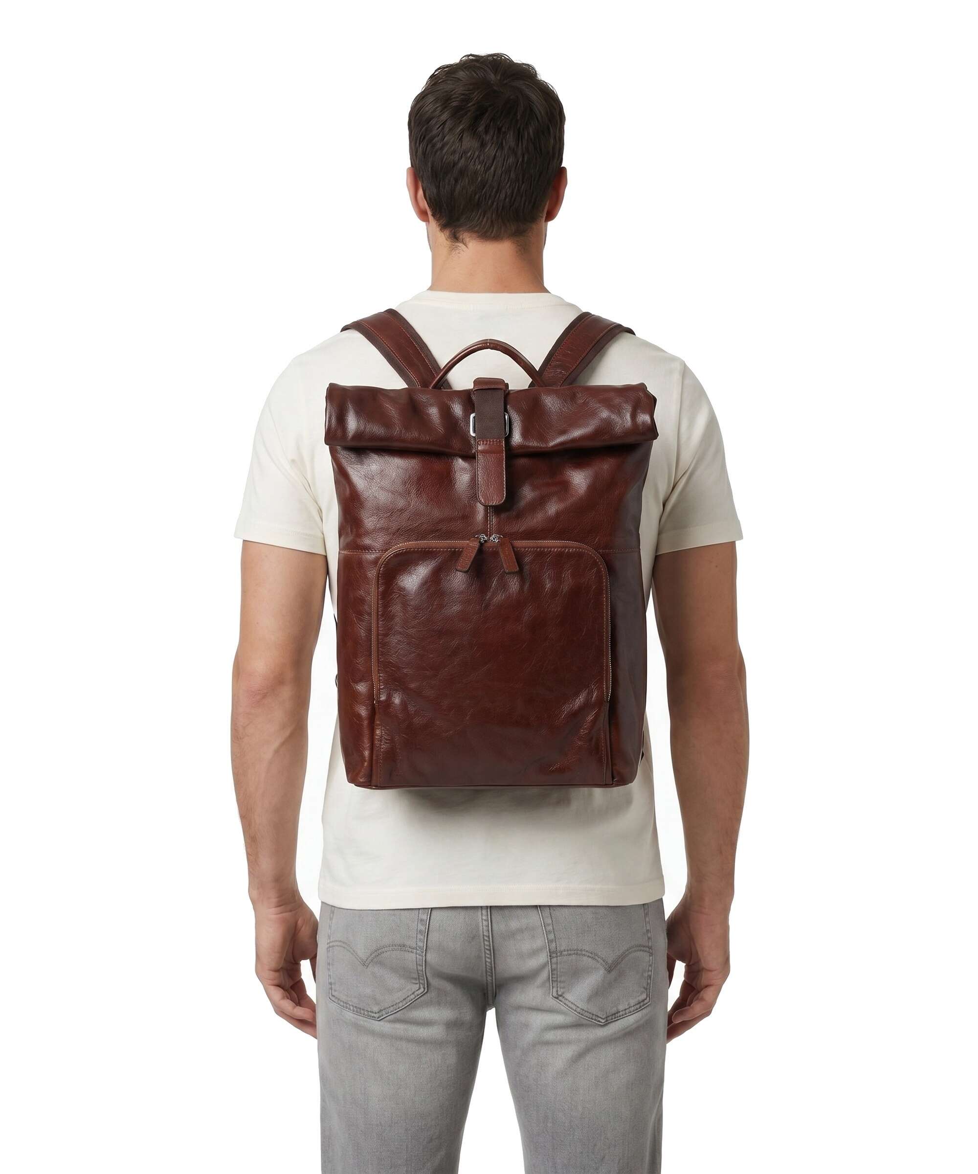 Picard Buddy Rolltop backpack cognac - Image 3