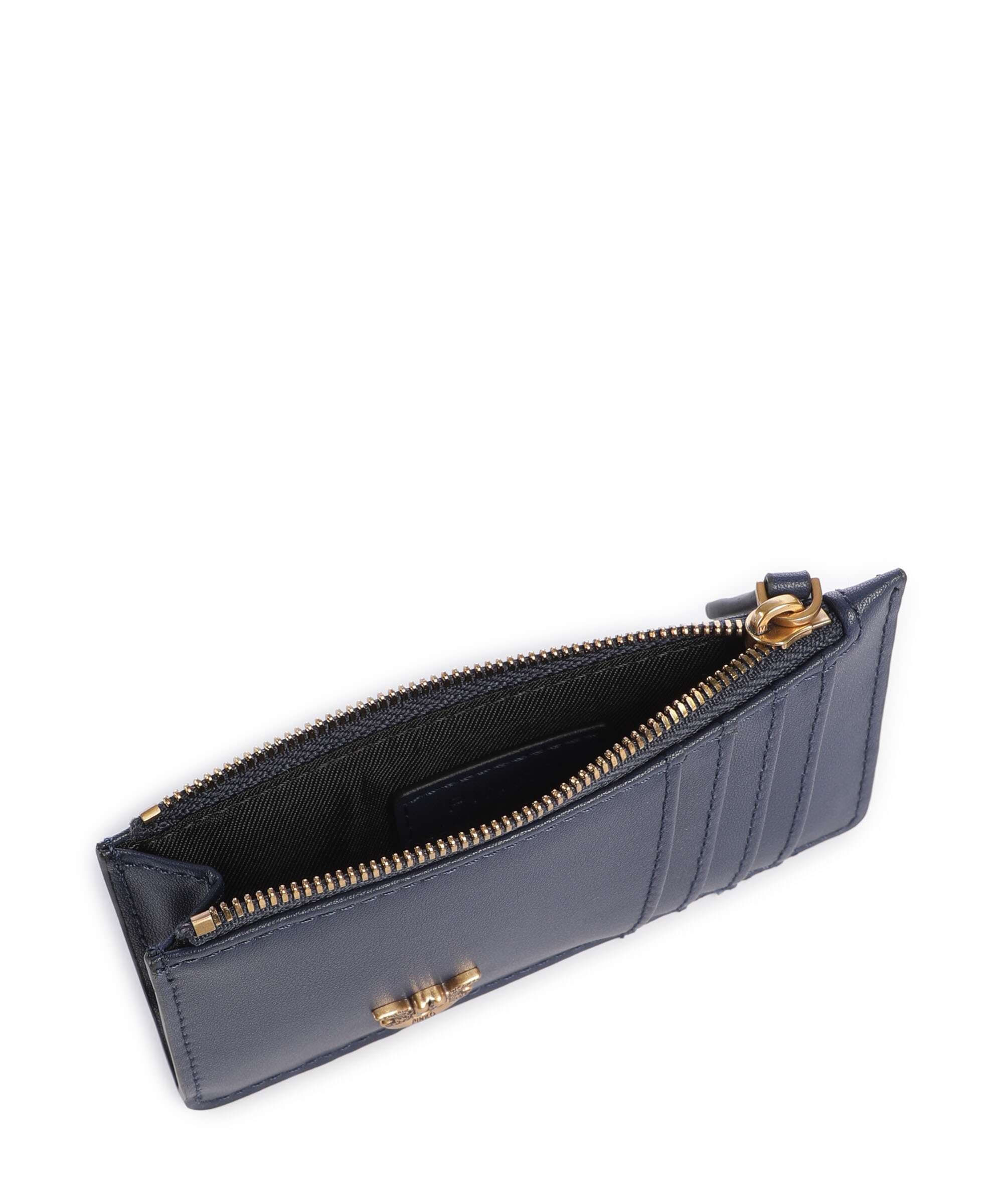 Pinko Airone Credit card holder blu indaco ombroso/antique gold - Image 4