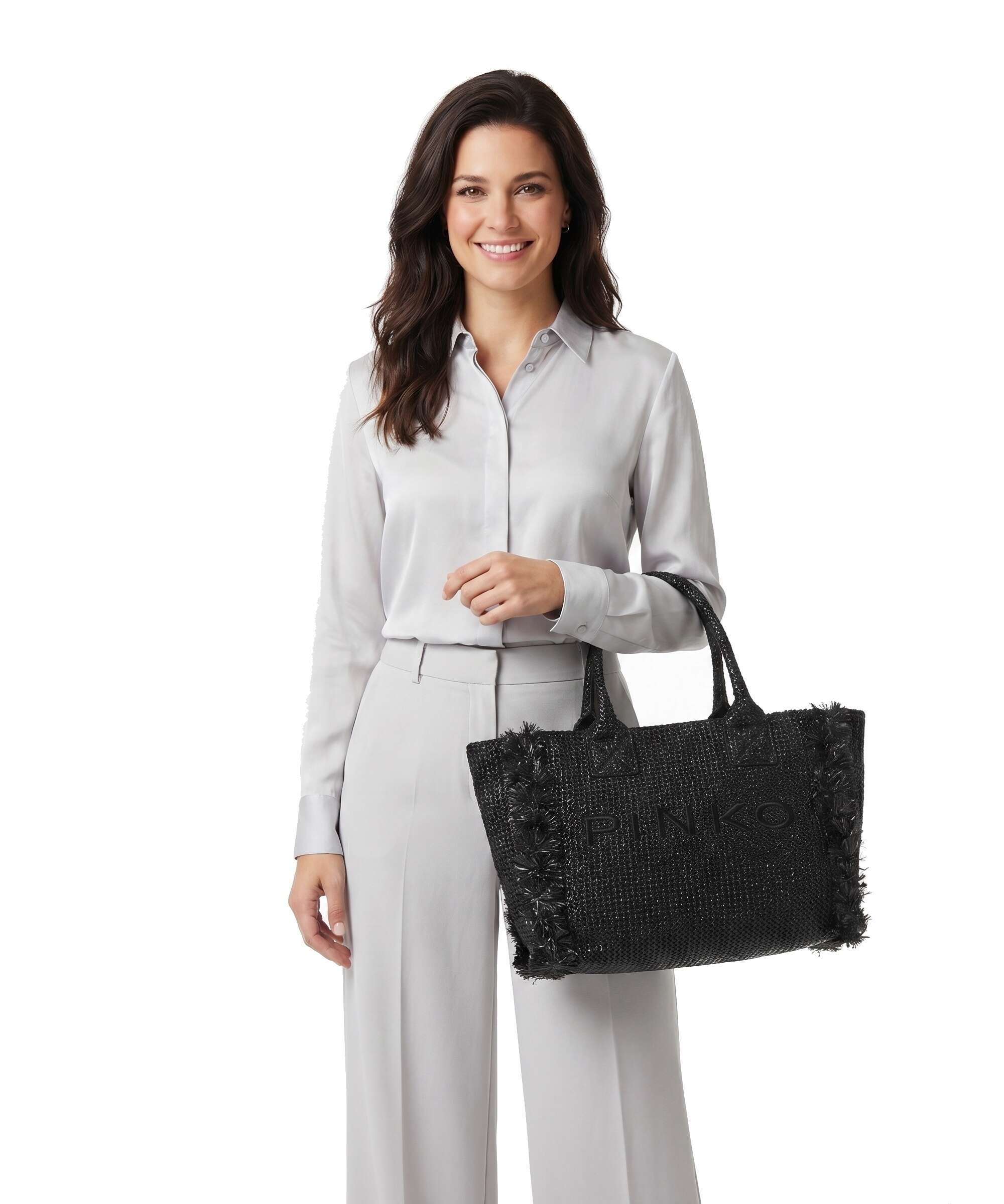 Pinko Beach Handbag nero/antique gold - Image 3