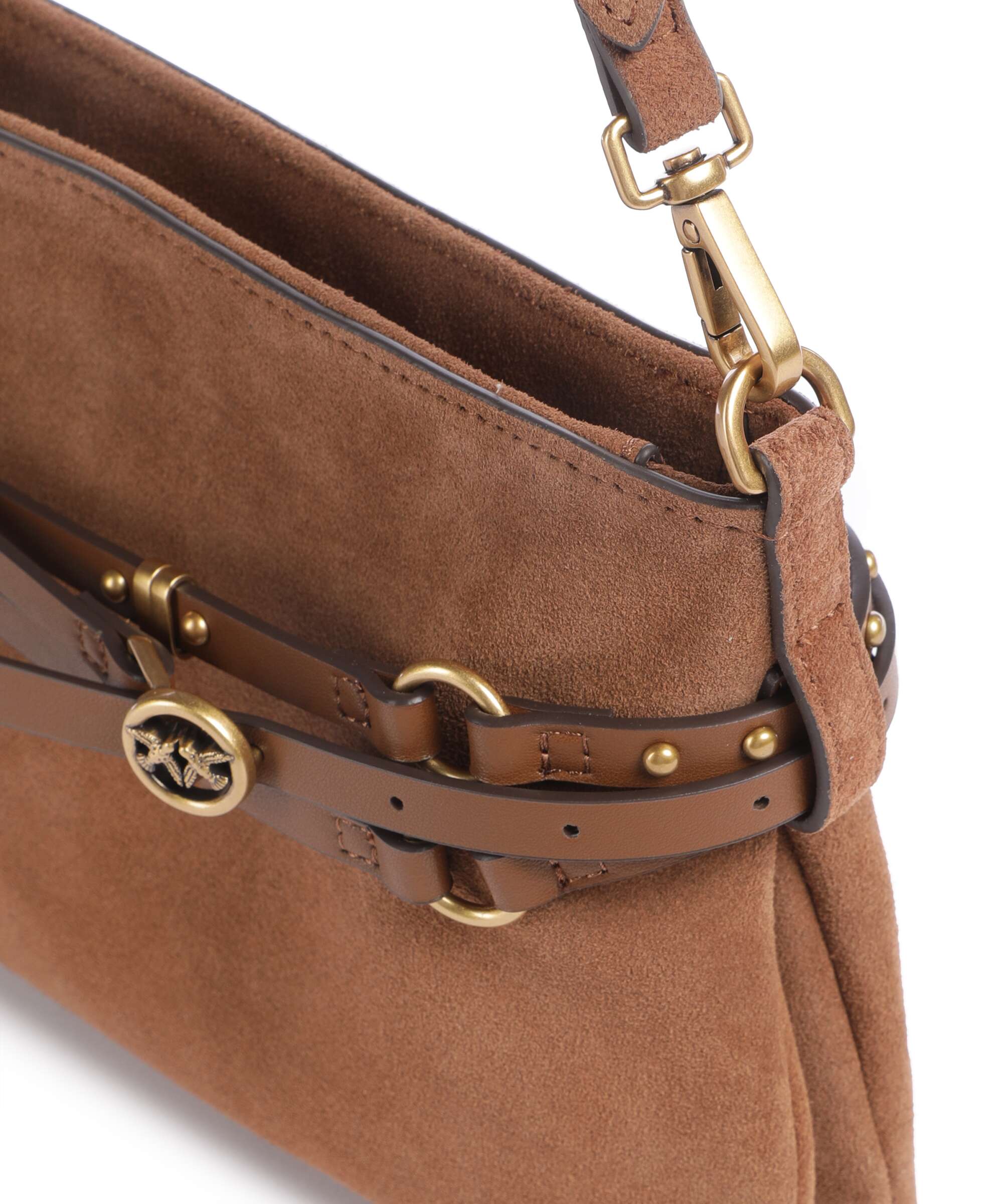 Pinko Belt Mini Shoulder bag marrone/leone/antique gold - Image 5