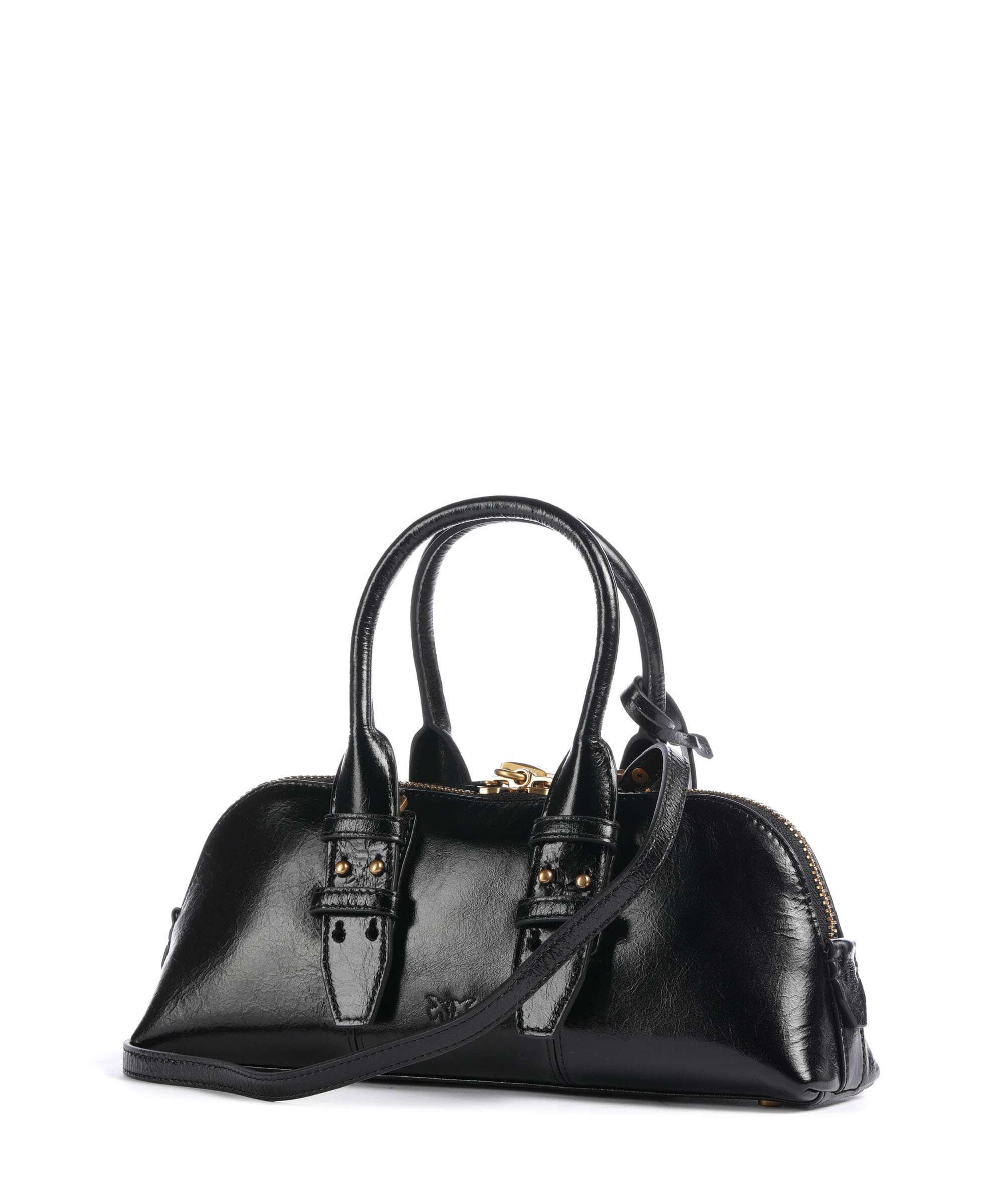 Pinko Bowling Horizontal Handbag nero/antique gold - Image 2