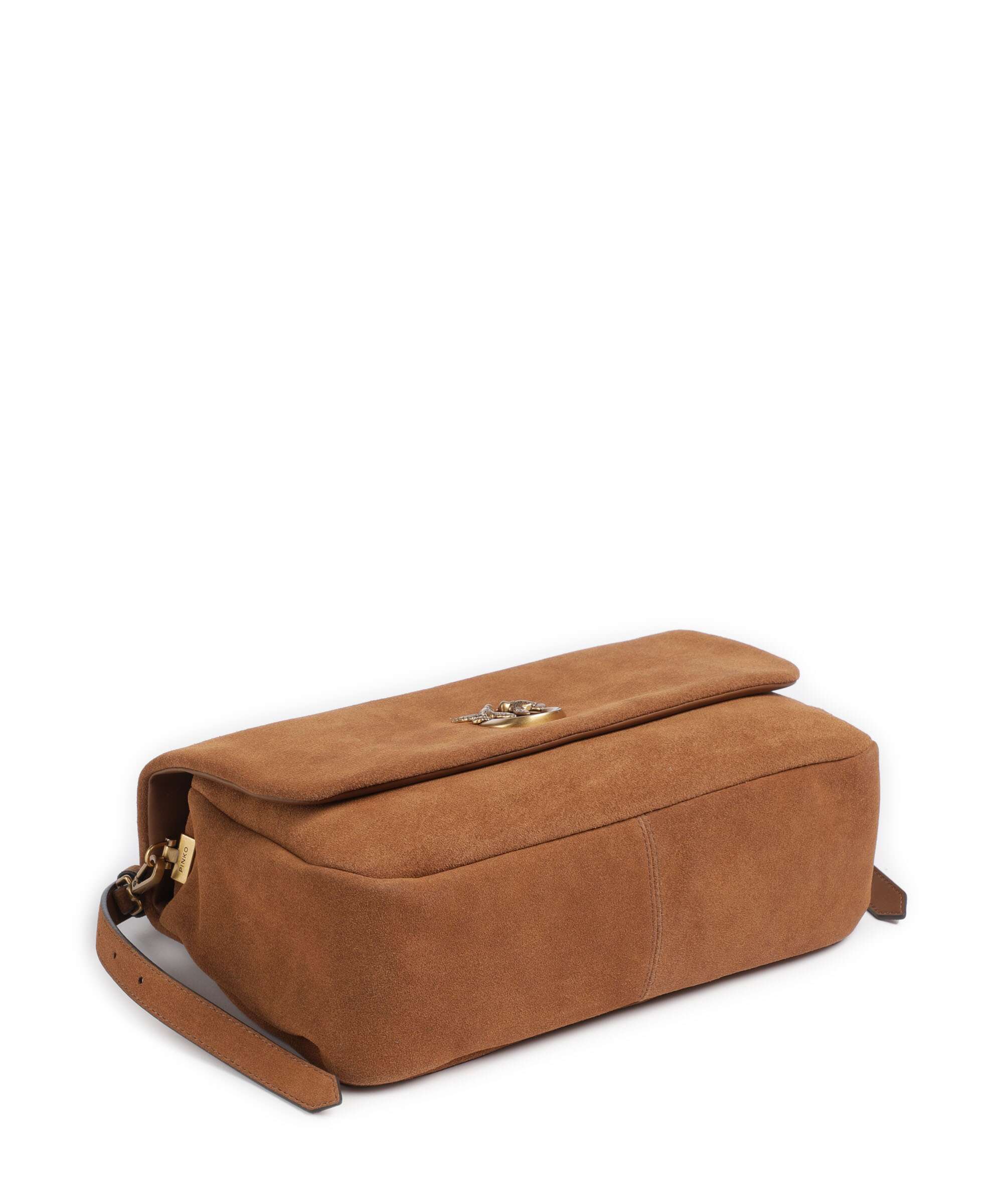 Pinko Click Soft Horizontal Shoulder bag marrone/leone/antique gold - Image 4