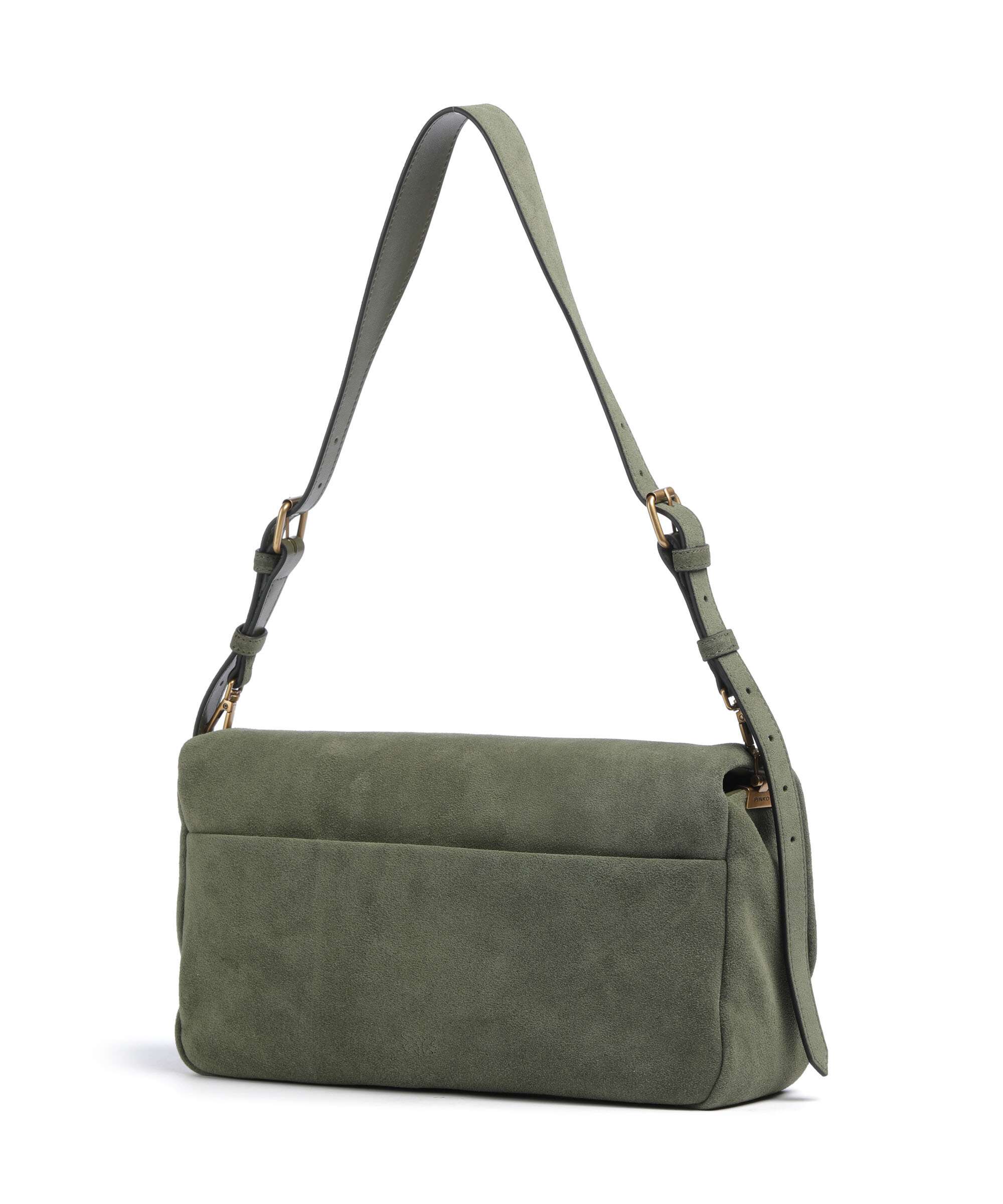 Pinko Click Soft Horizontal Shoulder bag oliva capulet/antique gold - Image 2