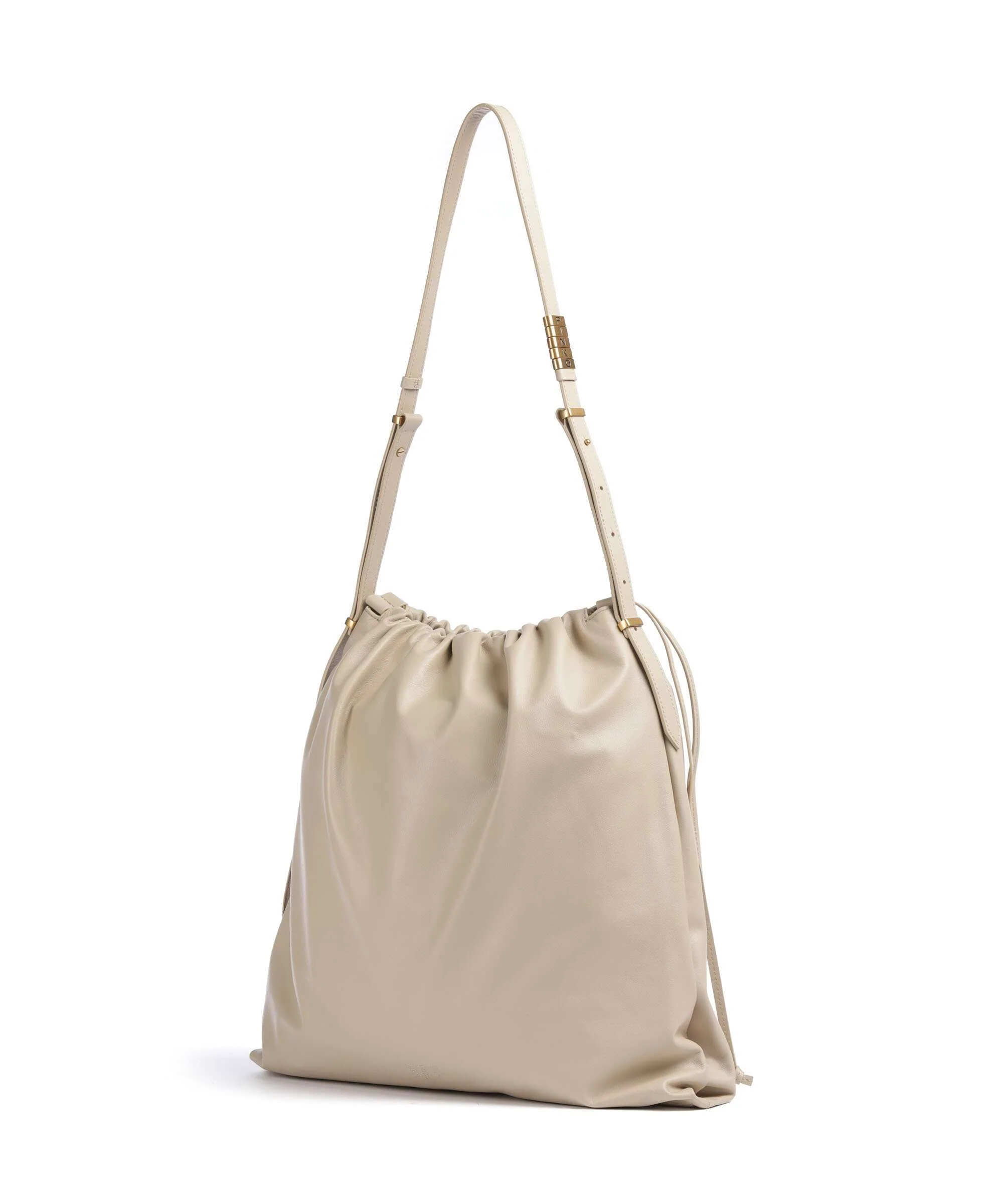 Pinko Extra Slouchy Bucket bag beige/grigio fumo/antique gold - Image 2