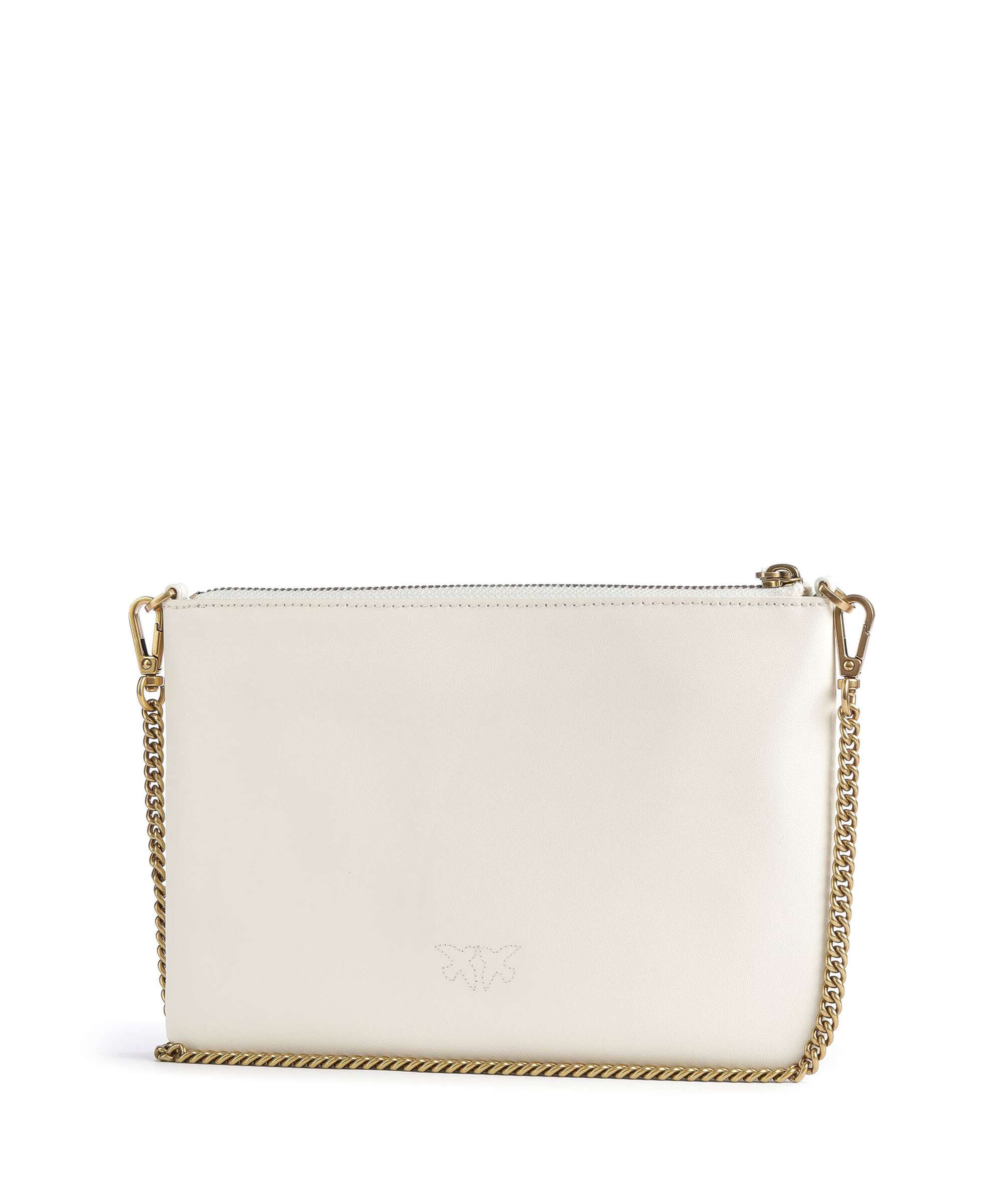 Pinko Flat Classic Crossbody bag bianco seta/antique gold - Image 2
