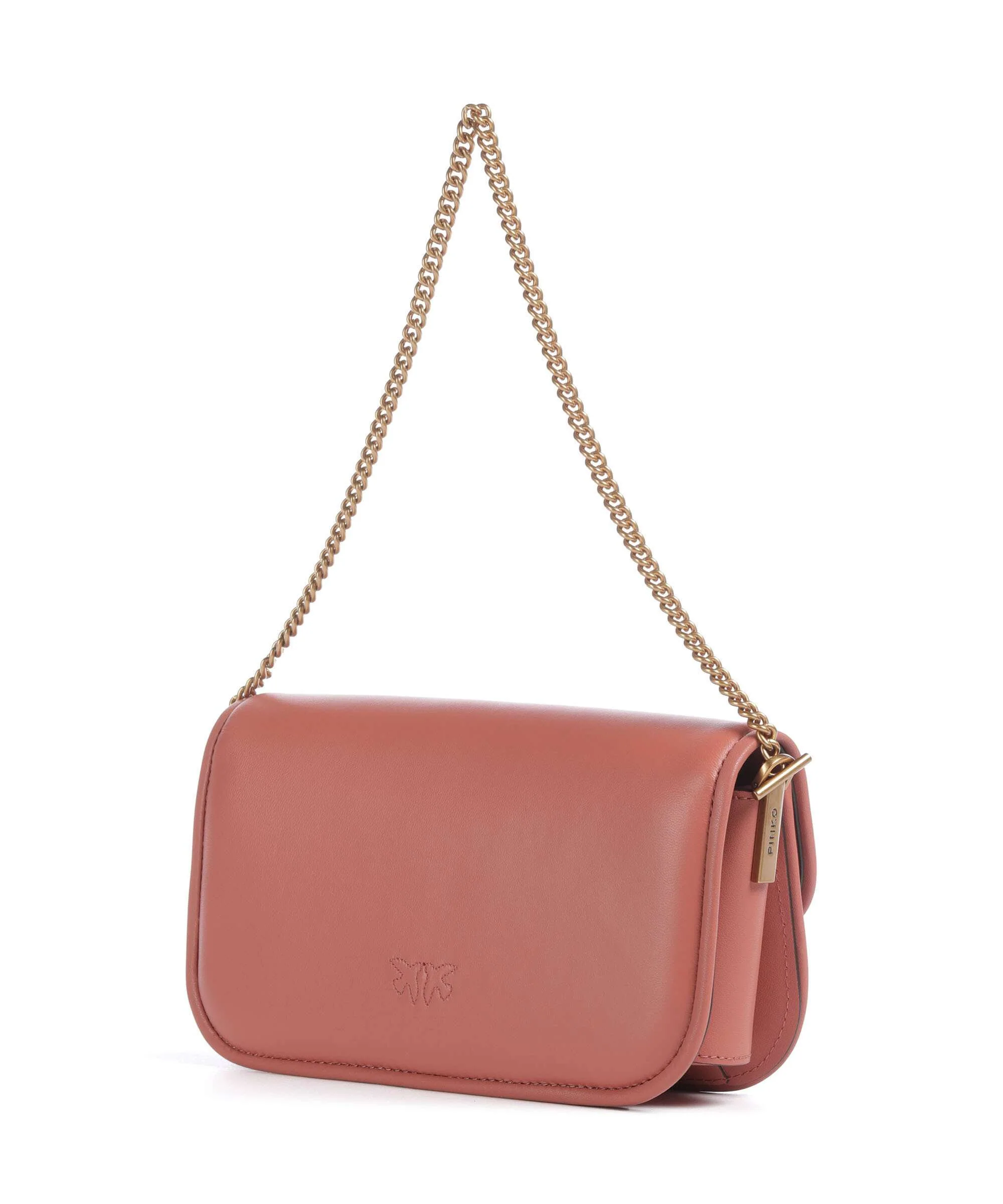 Pinko Love Box Horizontal Shoulder bag marrone aragona/antique gold - Image 2