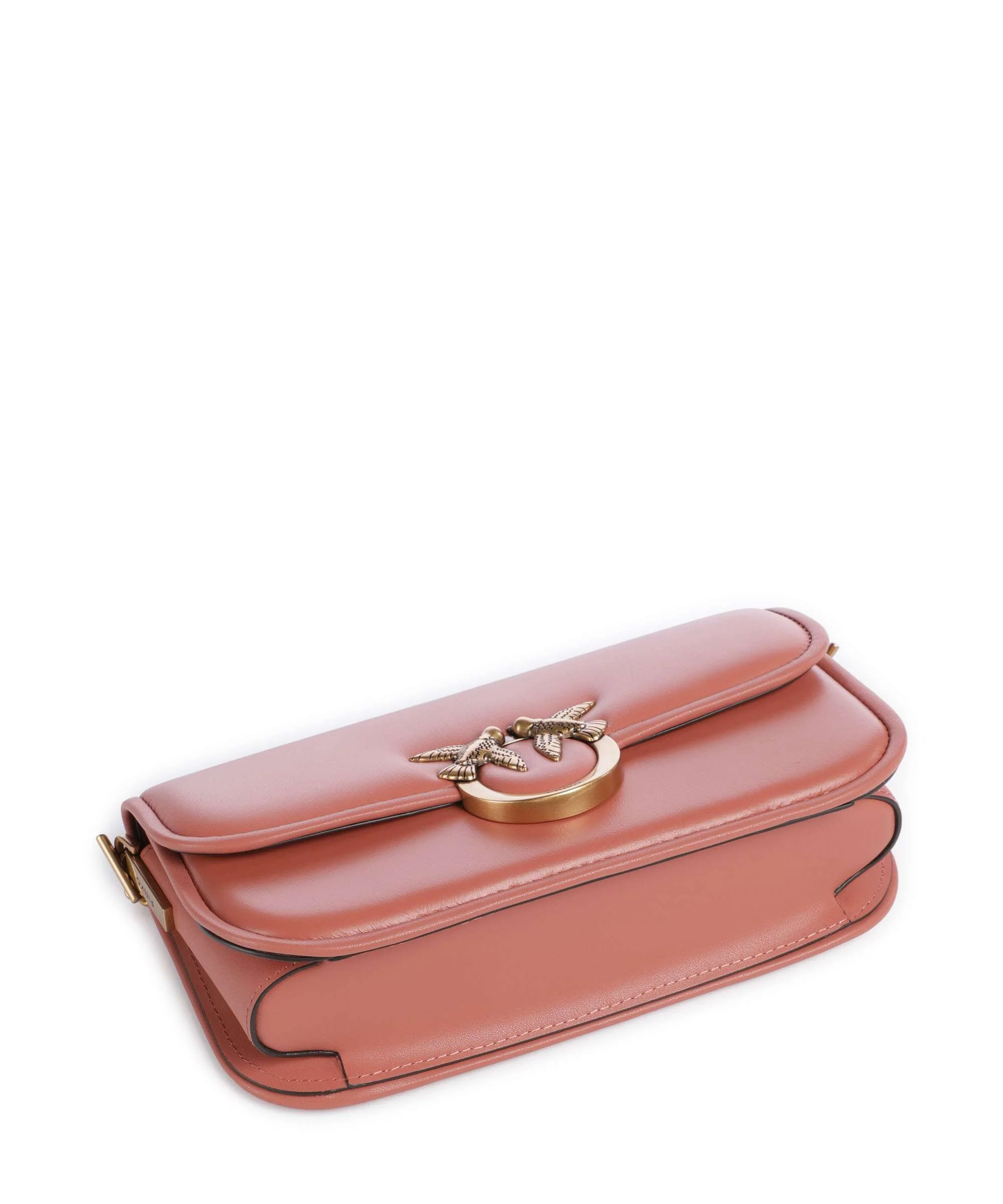 Pinko Love Box Horizontal Shoulder bag marrone aragona/antique gold - Image 6