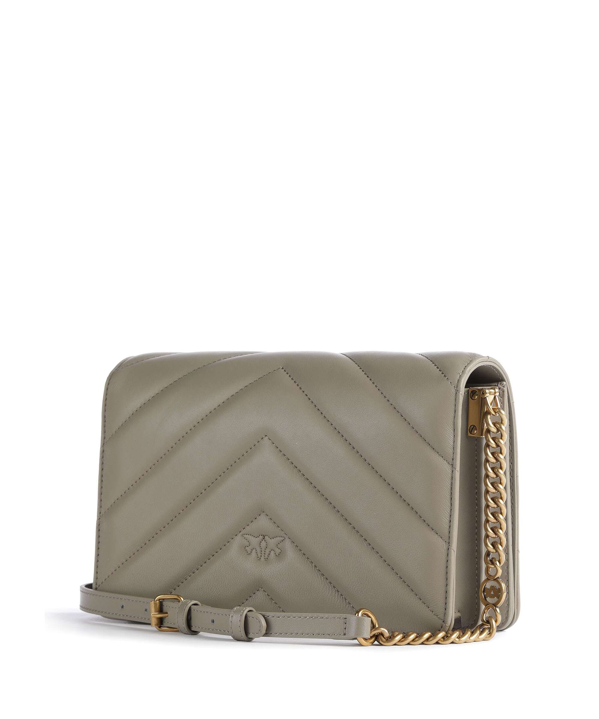 Pinko Love Click Classic Crossbody bag noce/antique gold - Image 2