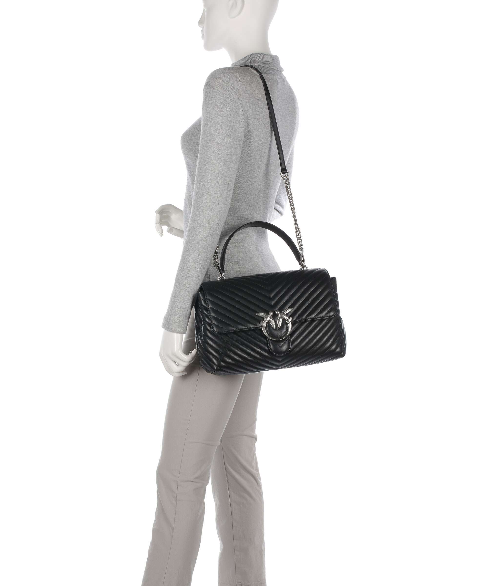 Pinko Love Lady Puff Big Handbag nero - Image 4