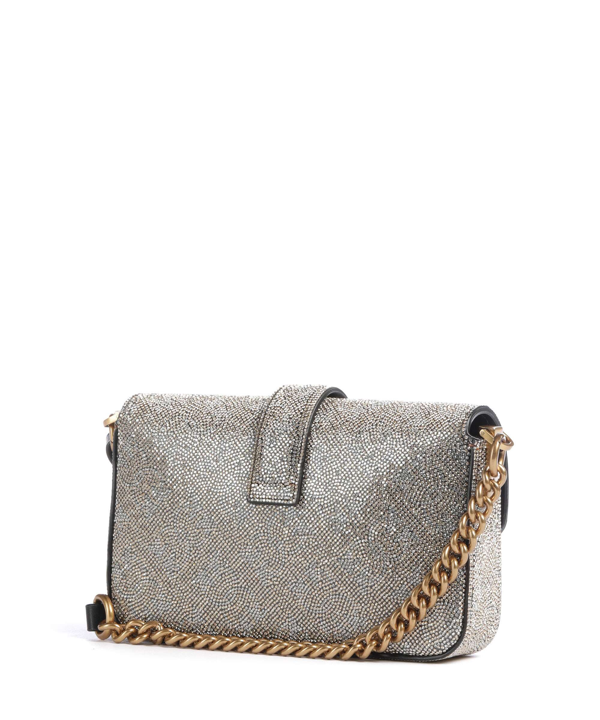 Pinko Love One Baby Slouchy Crossbody bag oro/antique gold - Image 2