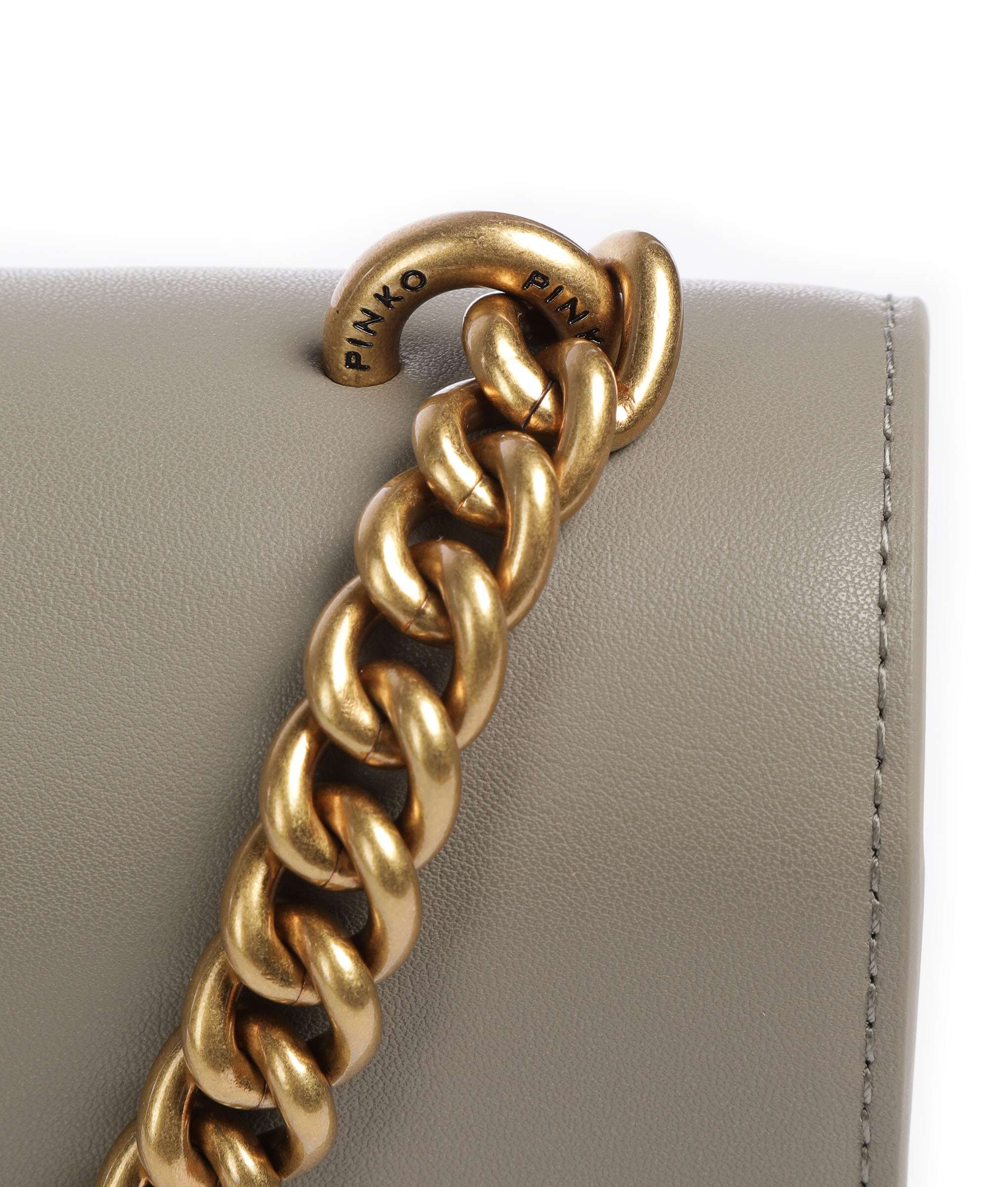 Pinko Love One Classic Crossbody bag noce/antique gold - Image 4