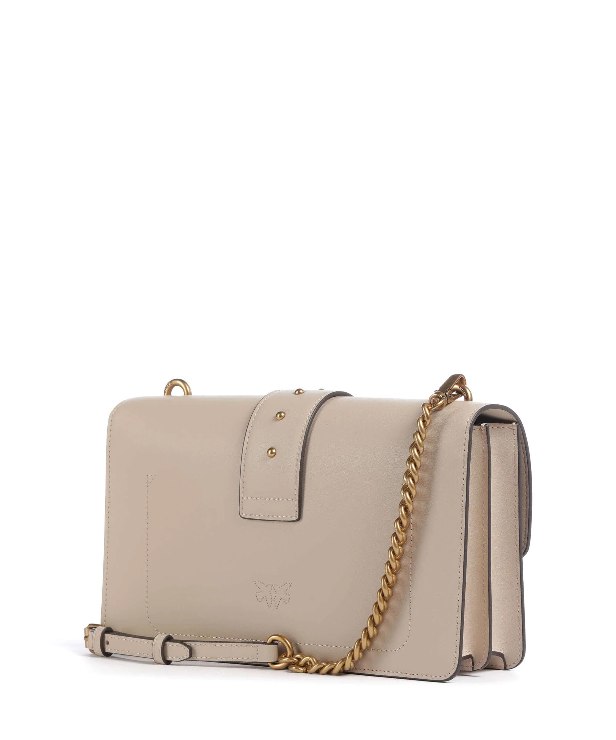 Pinko Love One Classic Crossbody bag beige/grigio fumo/antique gold - Image 2