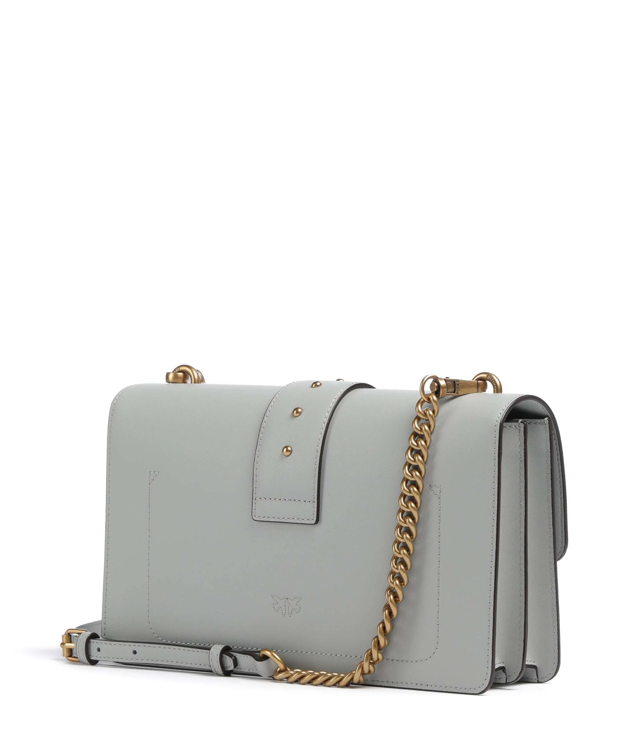 Pinko Love One Classic Crossbody bag grigio perla/antique gold - Image 2