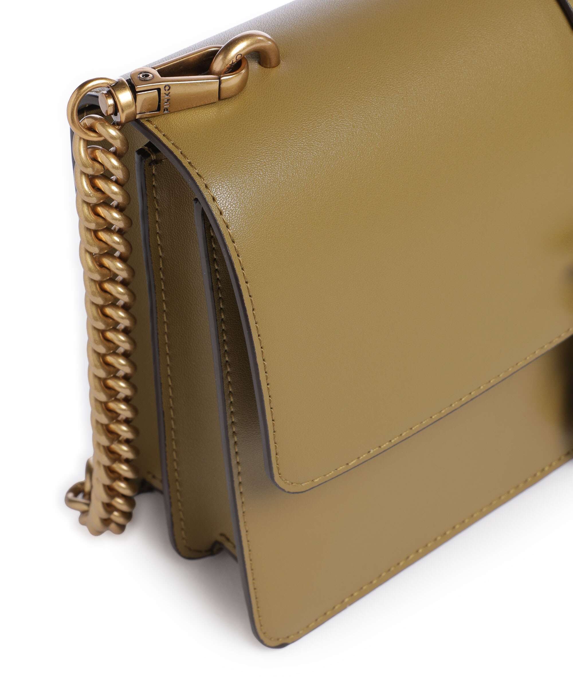 Pinko Love One Classic Crossbody bag verde canguro/antique gold - Image 4