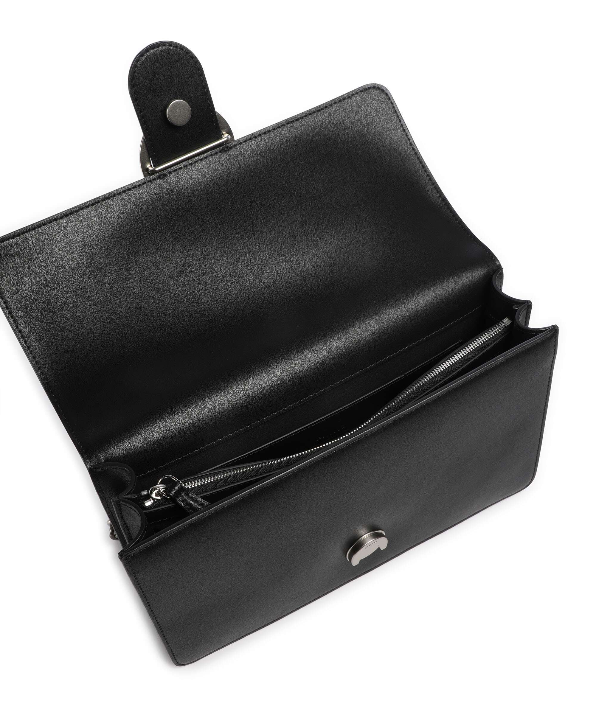 Pinko Love One Classic Crossbody bag nero/old silver - Image 6