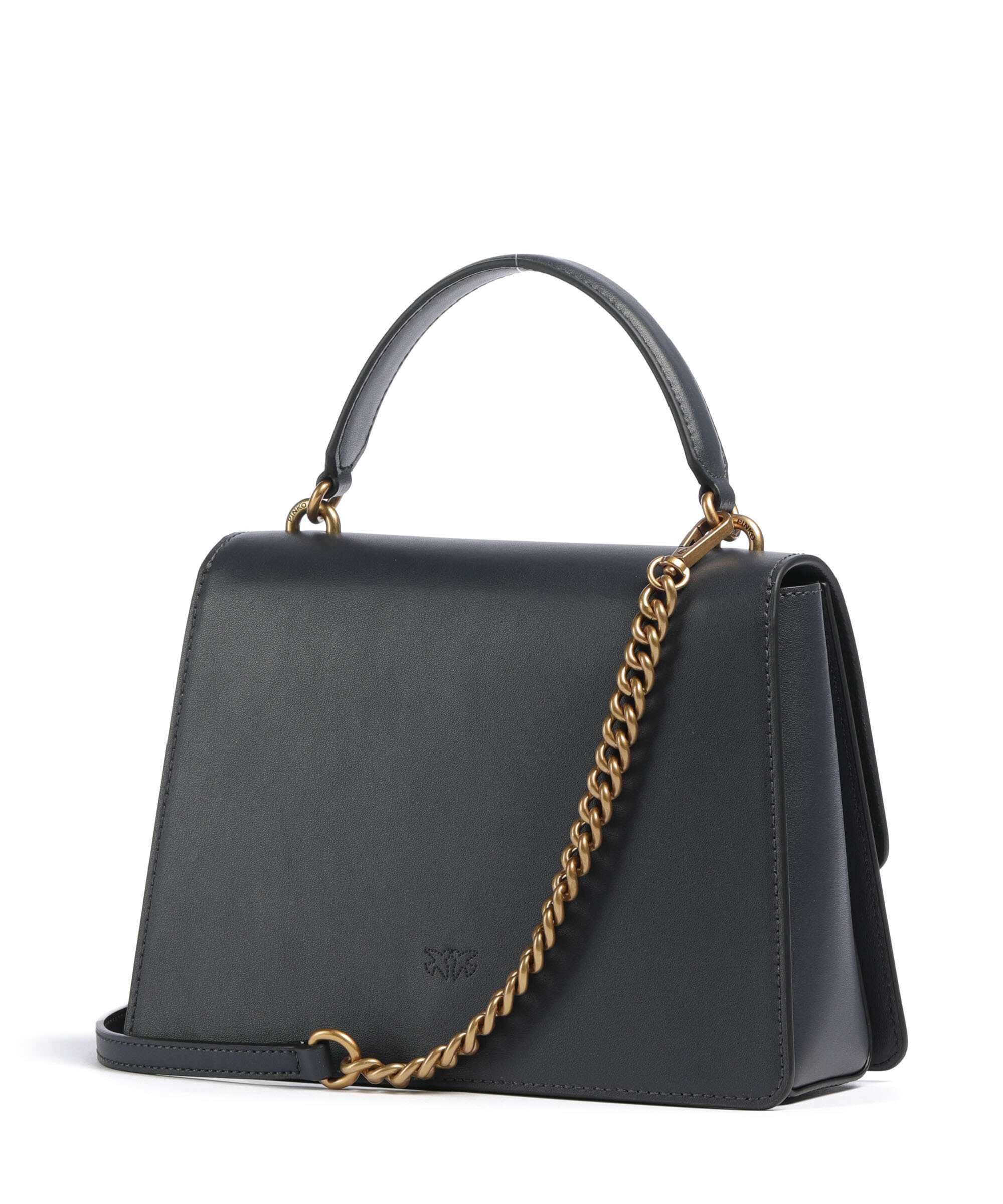 Pinko Love One Classic Handbag grigio asfalto/antique gold - Image 2