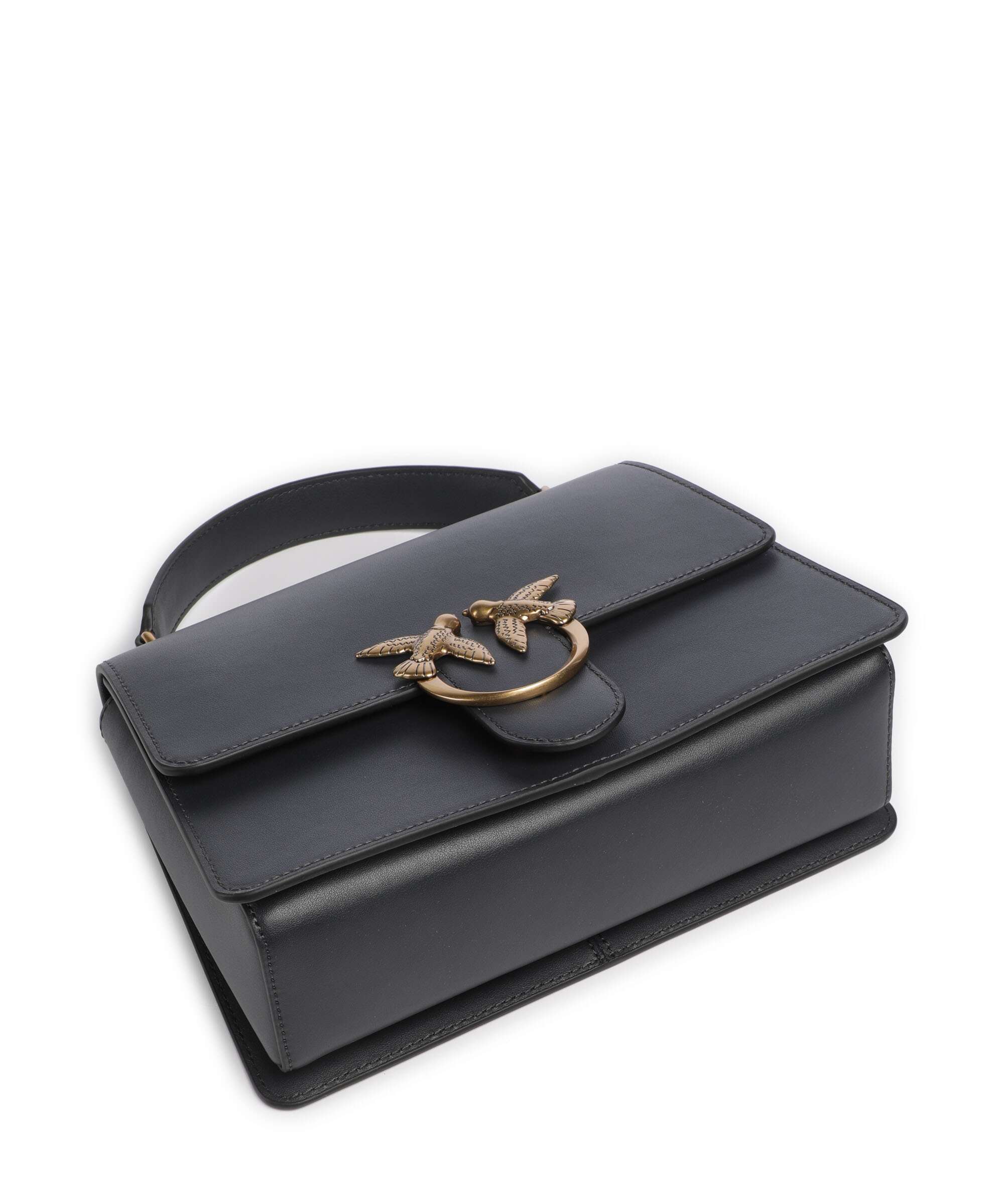 Pinko Love One Classic Handbag grigio asfalto/antique gold - Image 5