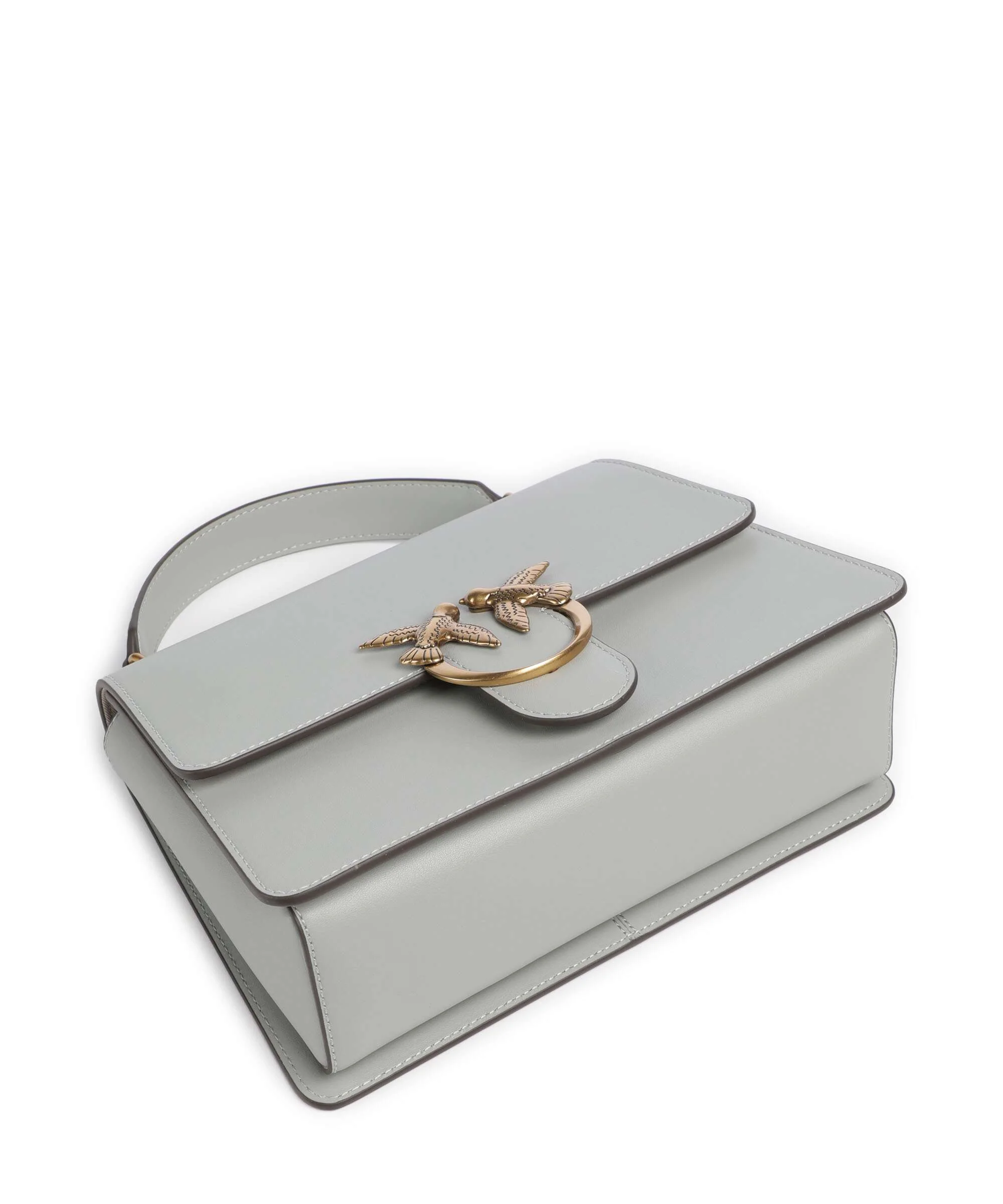 Pinko Love One Classic Handbag grigio perla/antique gold - Image 5