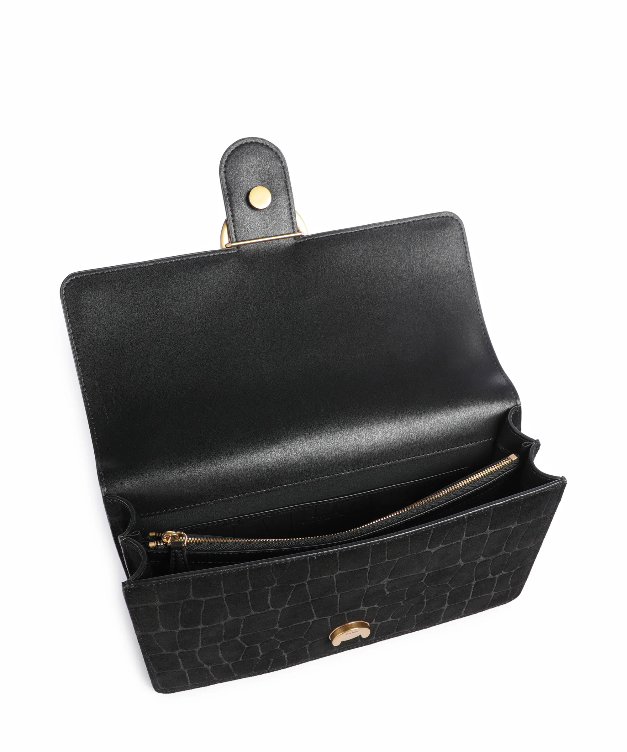 Pinko Love One Classic Shoulder bag nero/antique gold - Image 7
