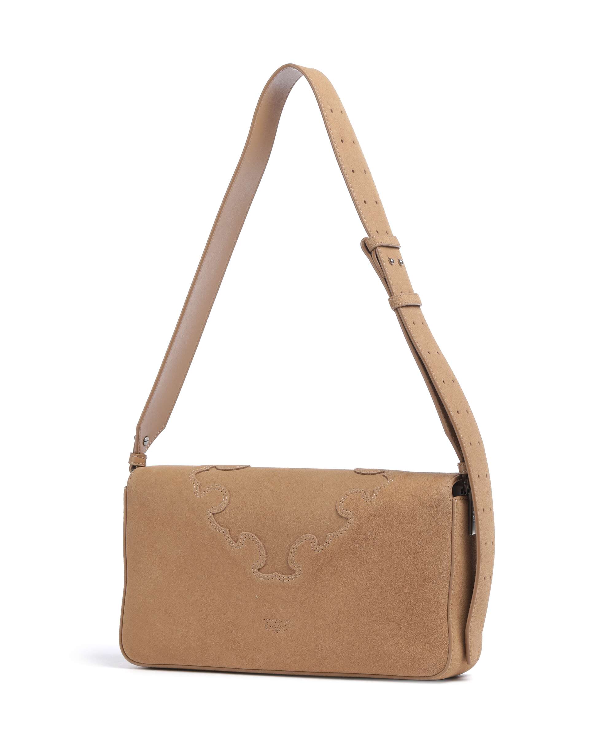 Pinko Love One Classic Slouchy Shoulder bag beige/scoiattolo/old silver - Image 2