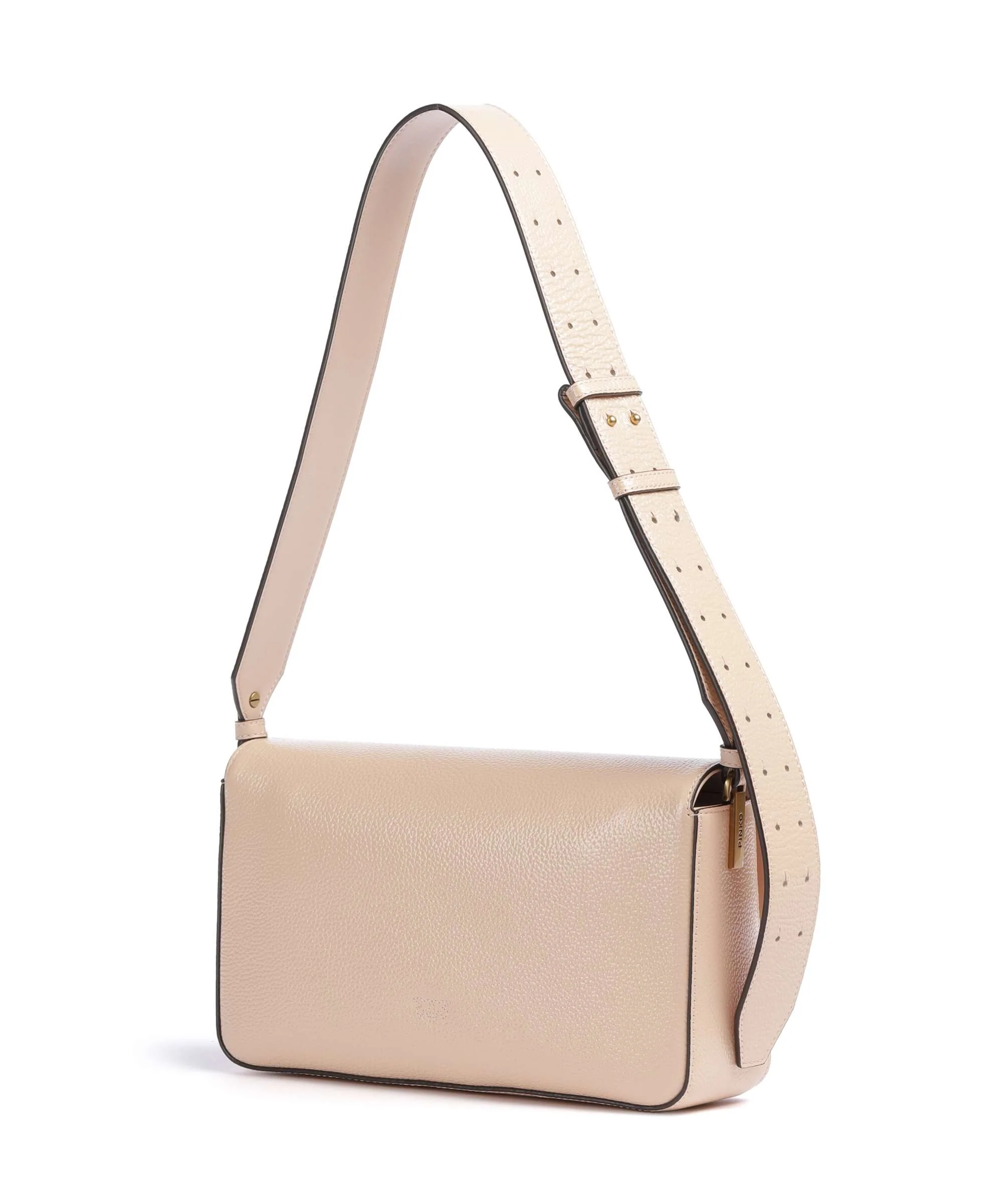 Pinko Love One Classic Slouchy Shoulder bag light pink/antique gold - Image 2