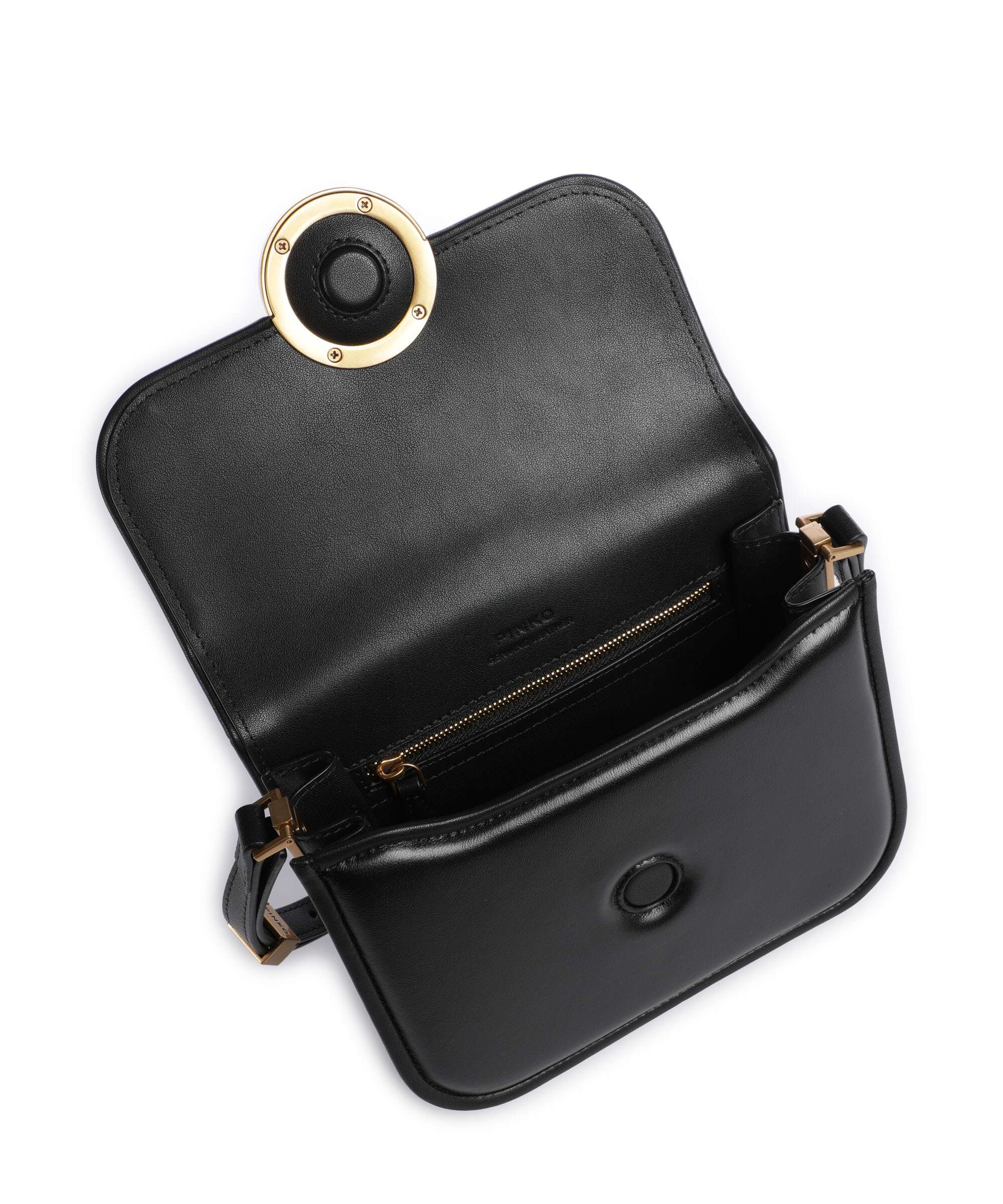 Pinko Love One Mini Crossbody bag nero/antique gold - Image 6