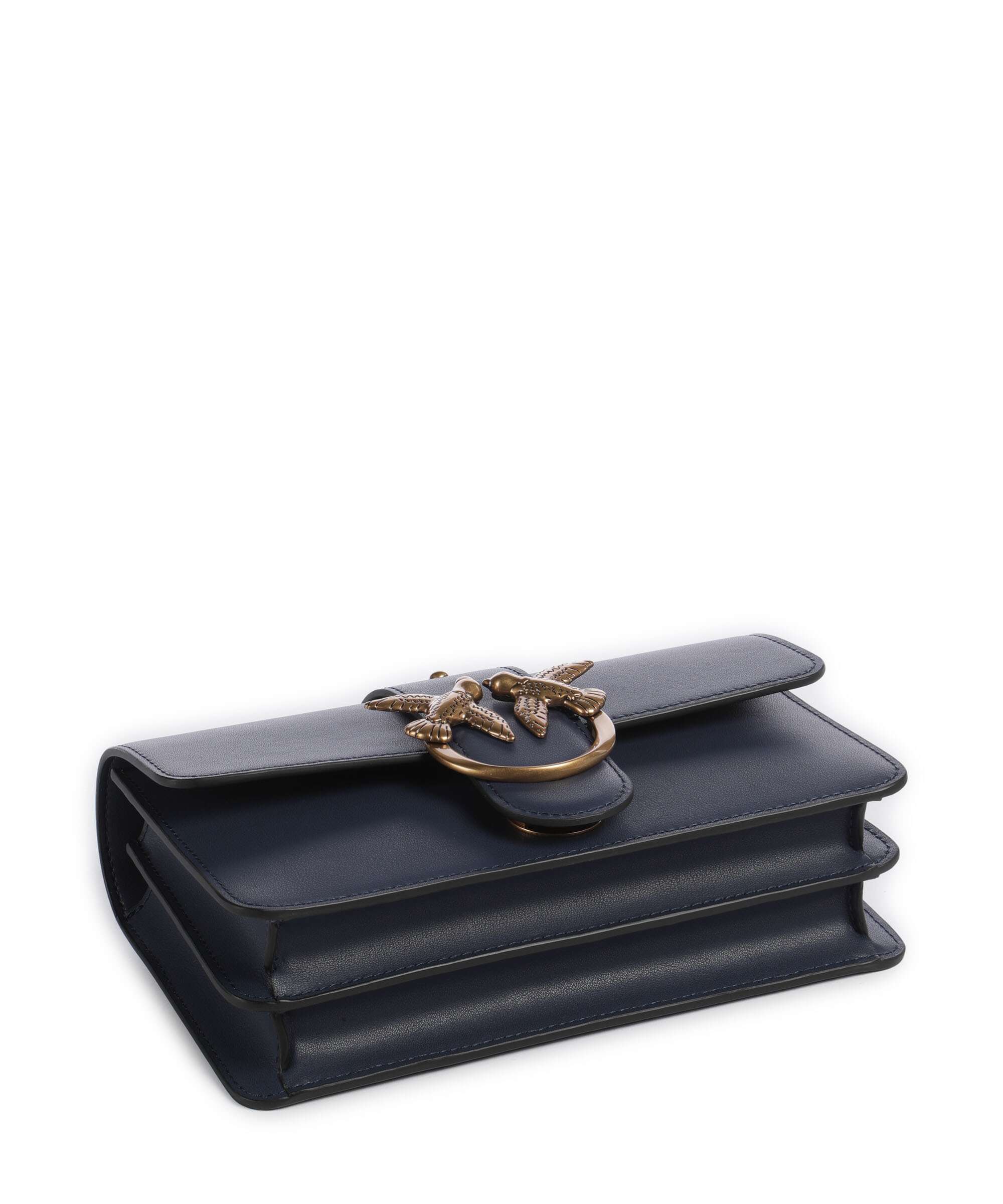 Pinko Love One Mini Crossbody bag blu indaco ombroso/antique gold - Image 5