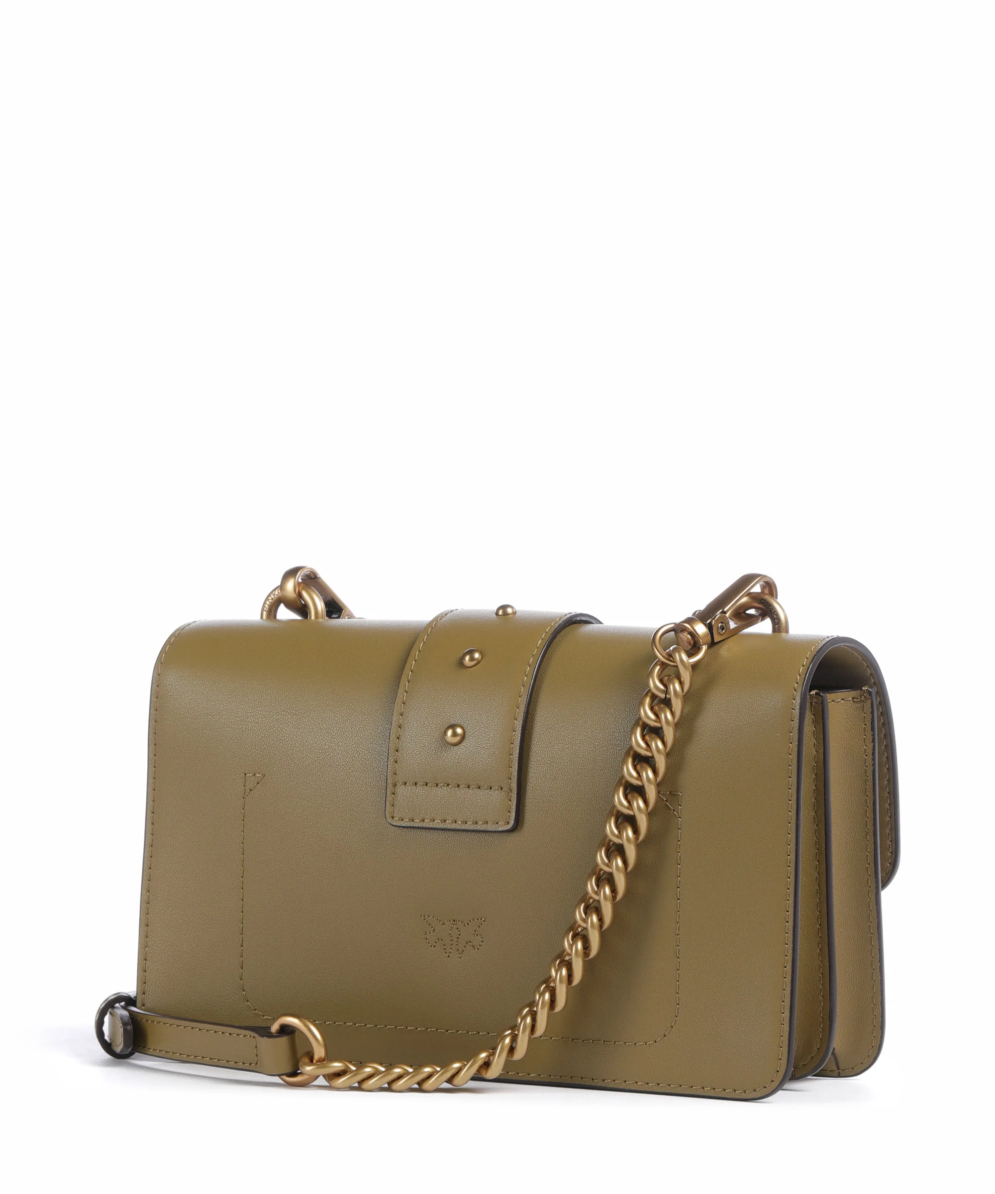 Pinko Love One Mini Crossbody bag verde canguro/antique gold - Image 2
