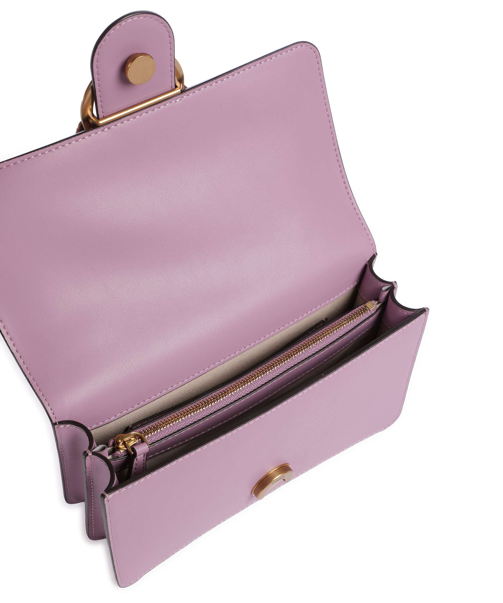 Pinko Love One Mini Crossbody bag lilla/antique gold - Image 6