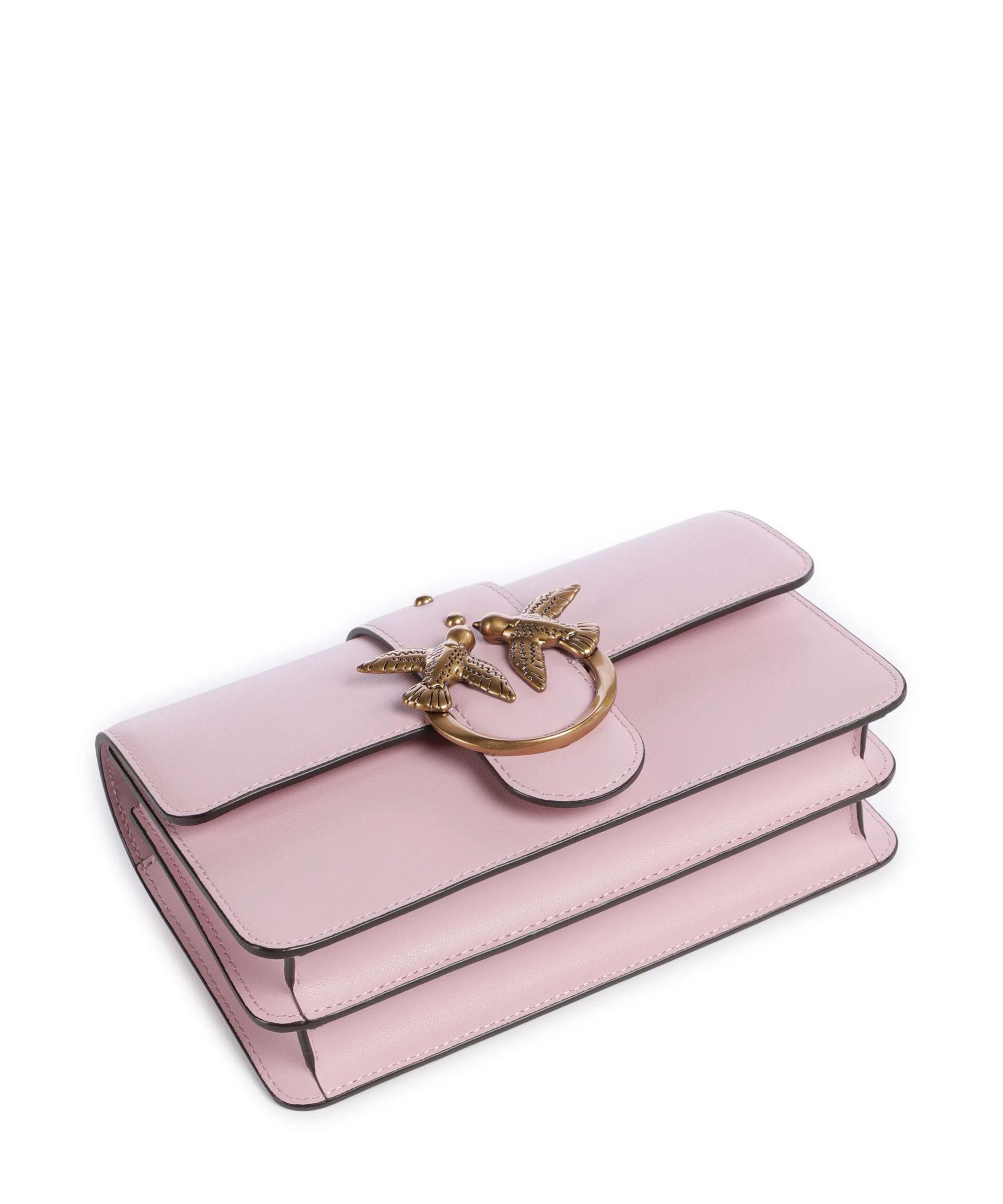 Pinko Love One Mini Crossbody bag rosa chiaro/antique gold - Image 5
