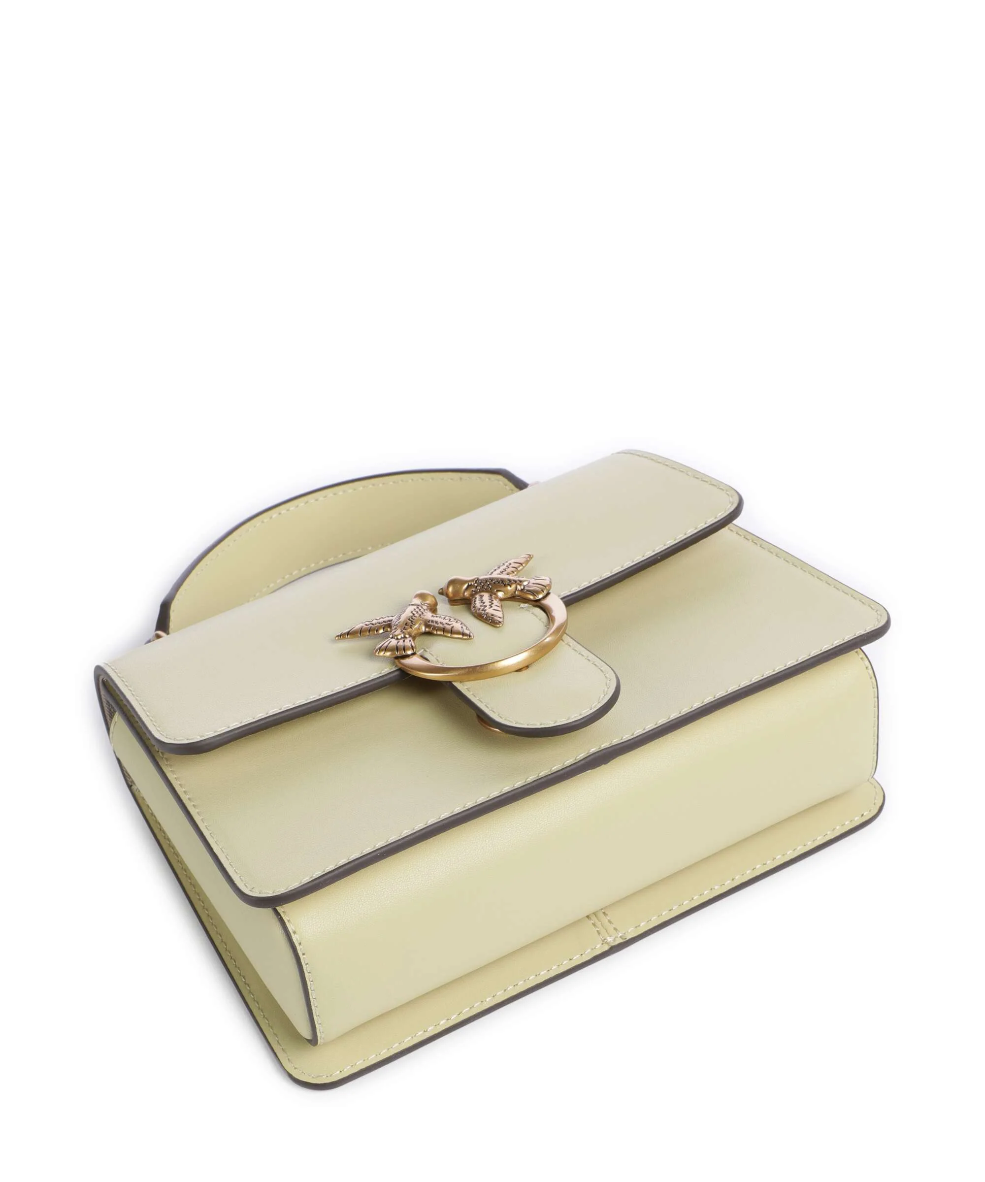 Pinko Love One Mini Handbag giallo vaniglia/antique gold - Image 5