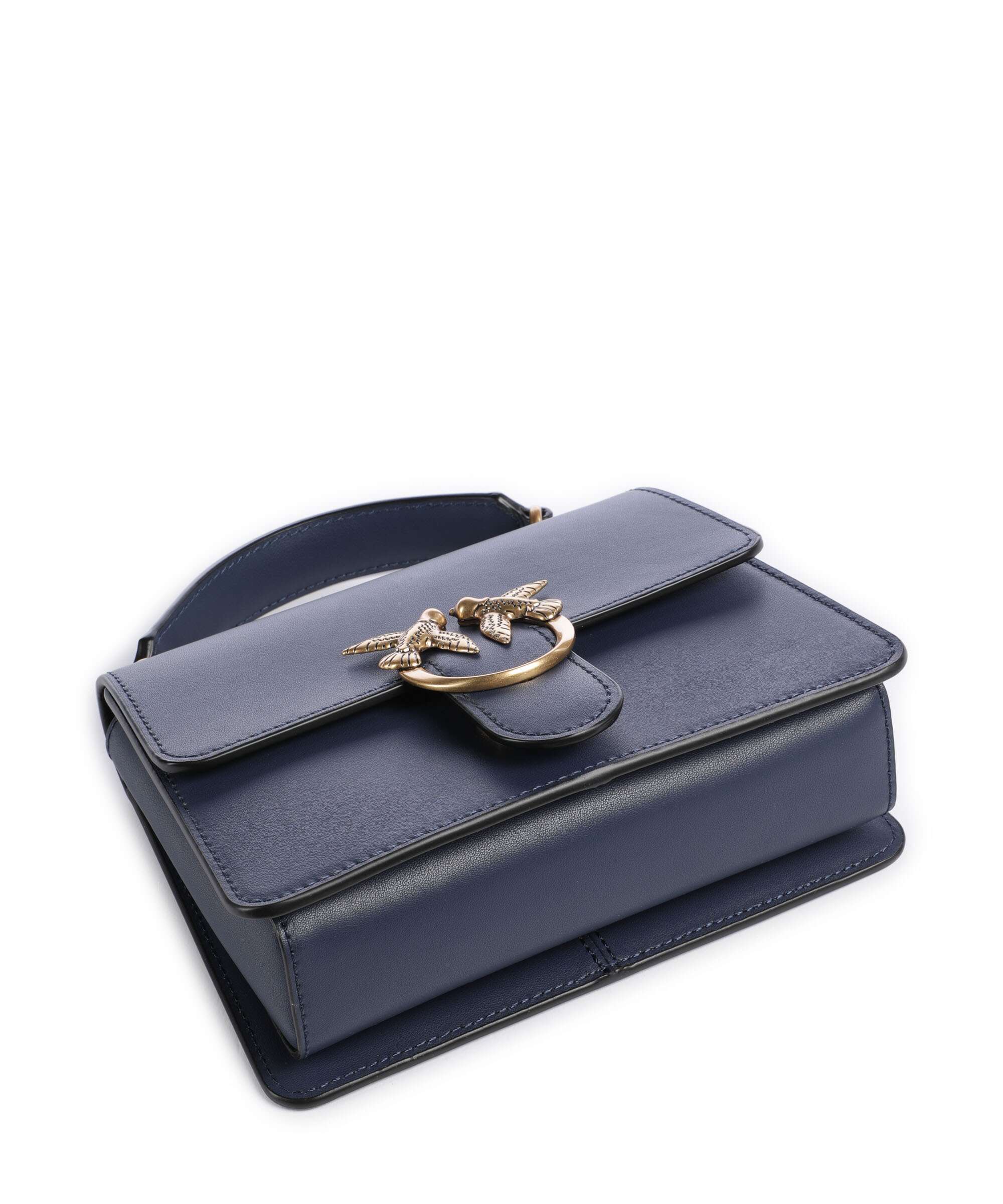 Pinko Love One Mini Handbag blu indaco ombroso/antique gold - Image 5