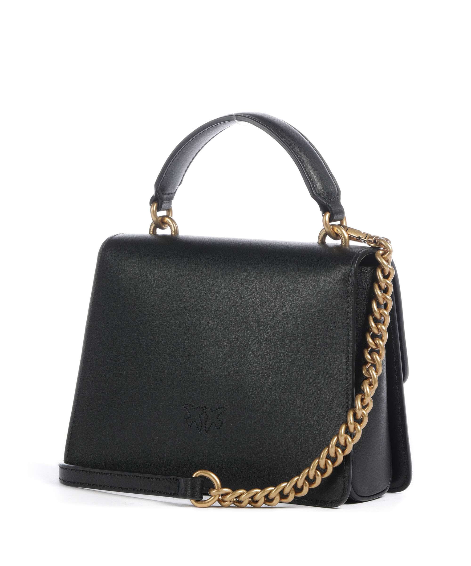 Pinko Love One Mini Handbag nero/antique gold - Image 2