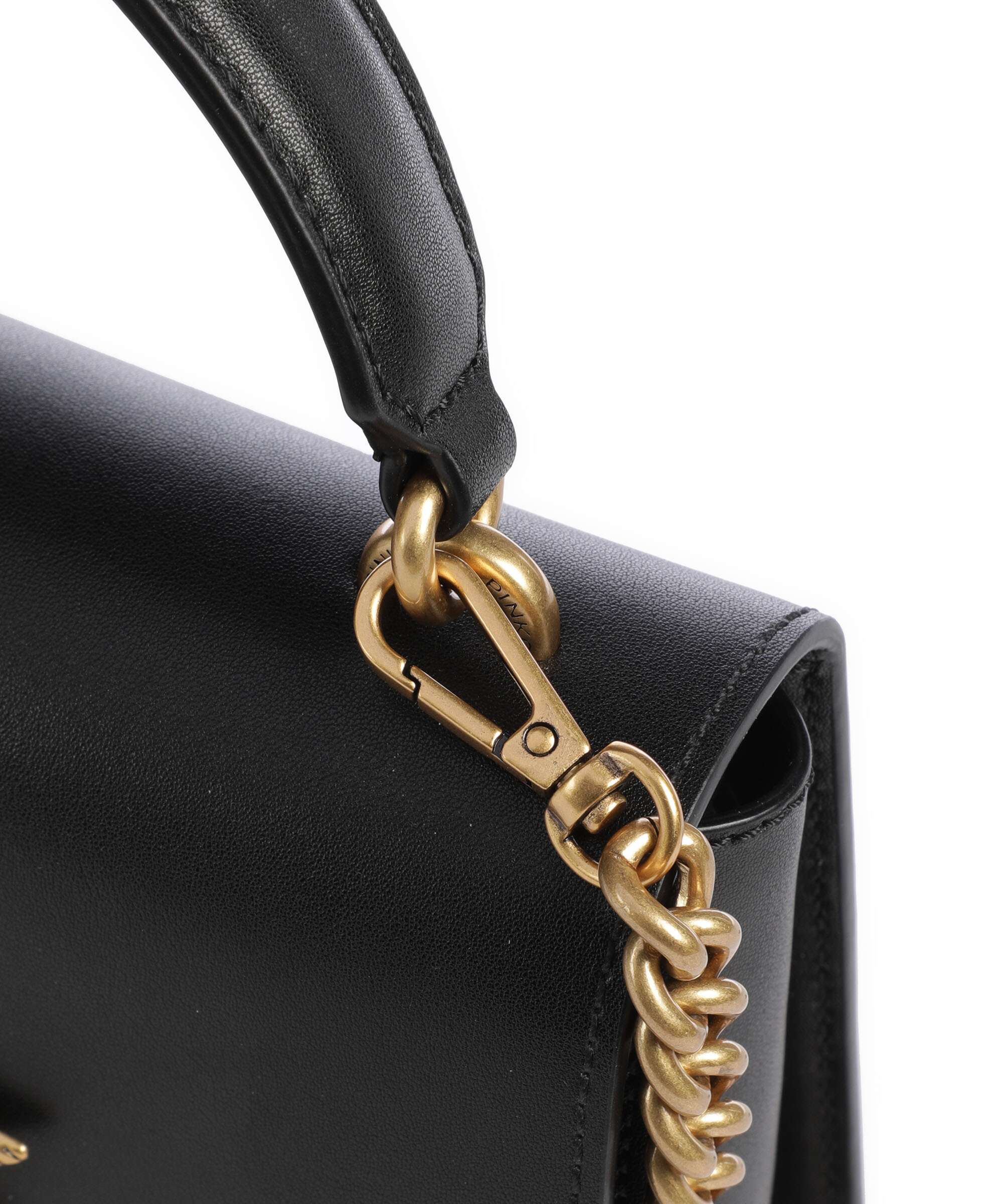 Pinko Love One Mini Handbag nero/antique gold - Image 5