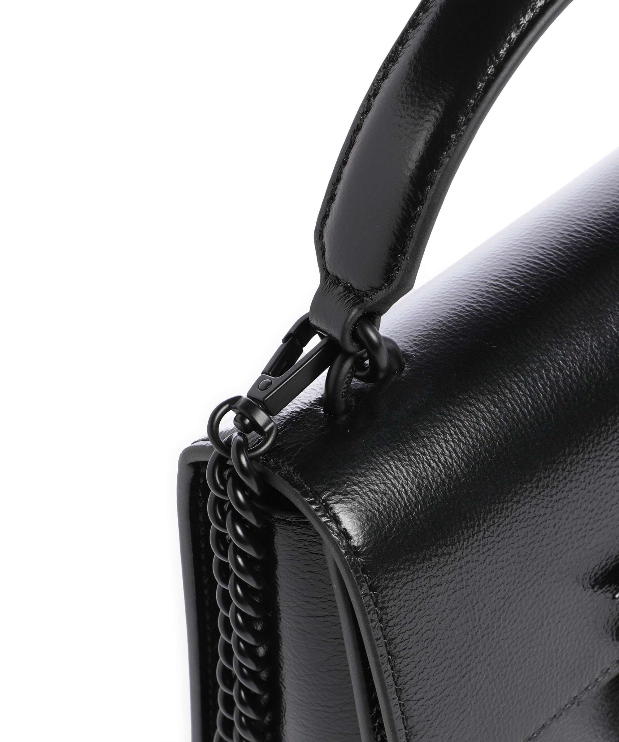Pinko Love One Mini Handbag nero limousine block color - Image 4