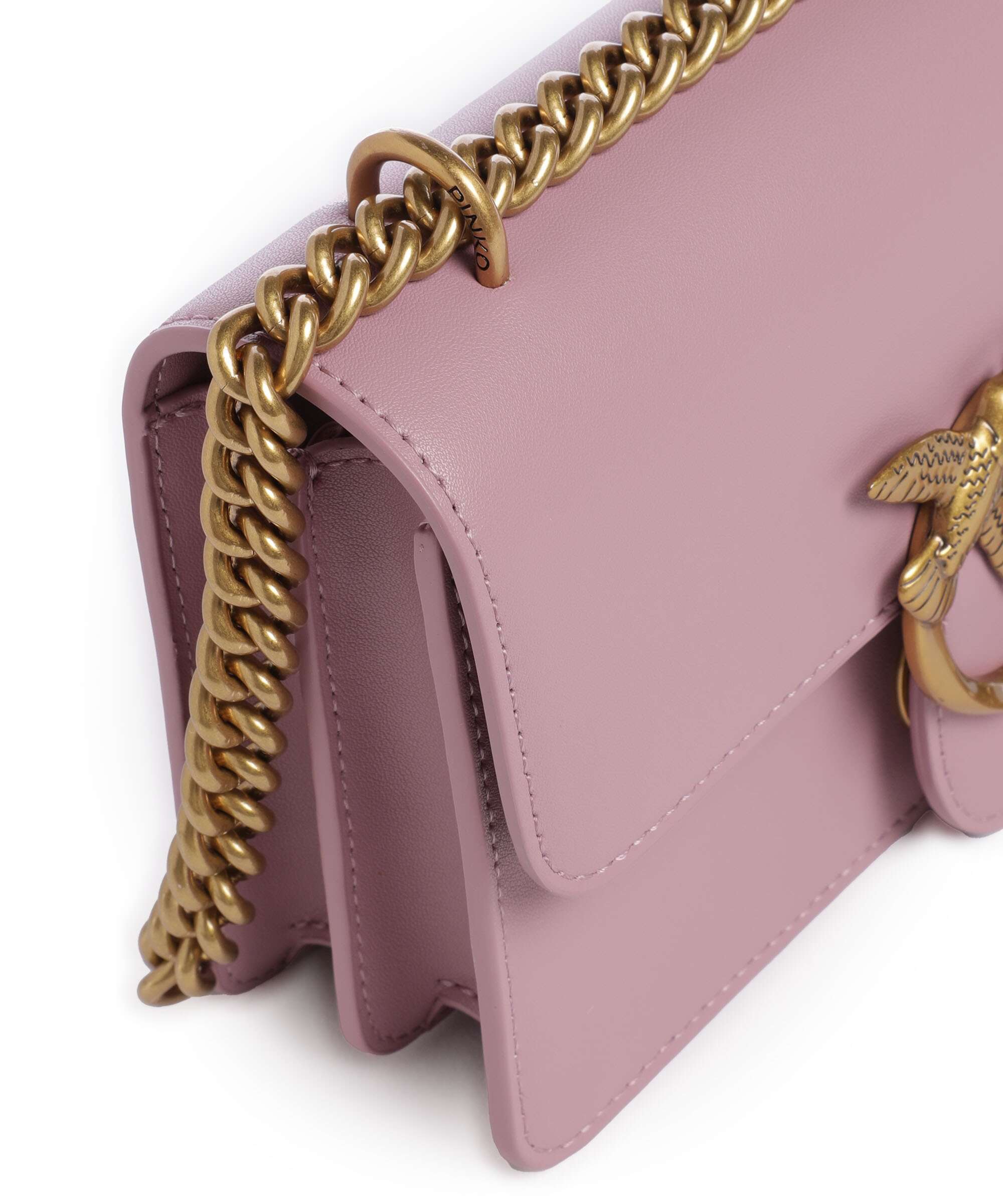 Pinko Love One Mini Shoulder bag viola/antique gold - Image 5