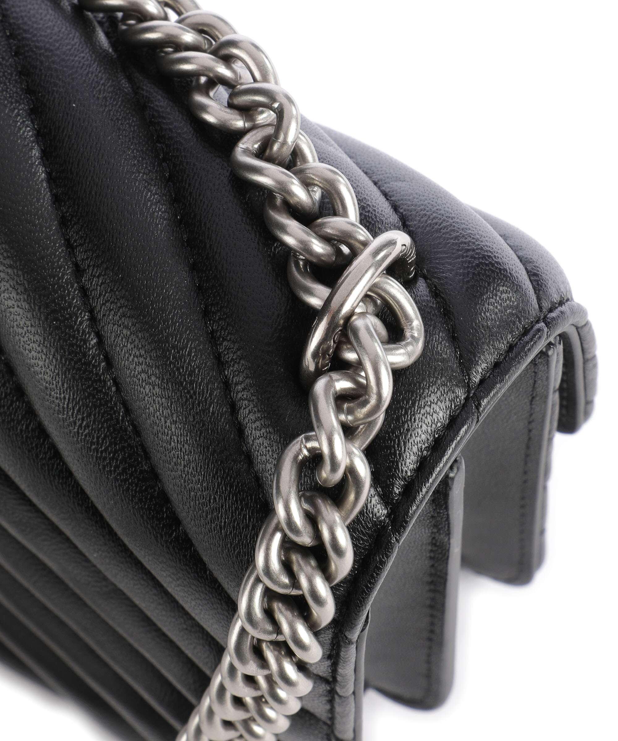 Pinko Love One Mini Shoulder bag nero/old silver - Image 5