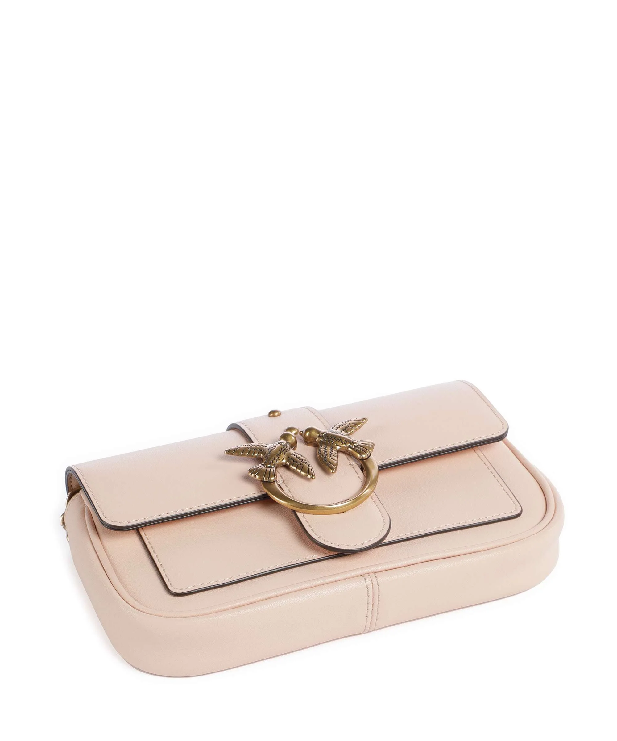 Pinko Love One Pocket Crossbody bag light pink/antique gold - Image 4