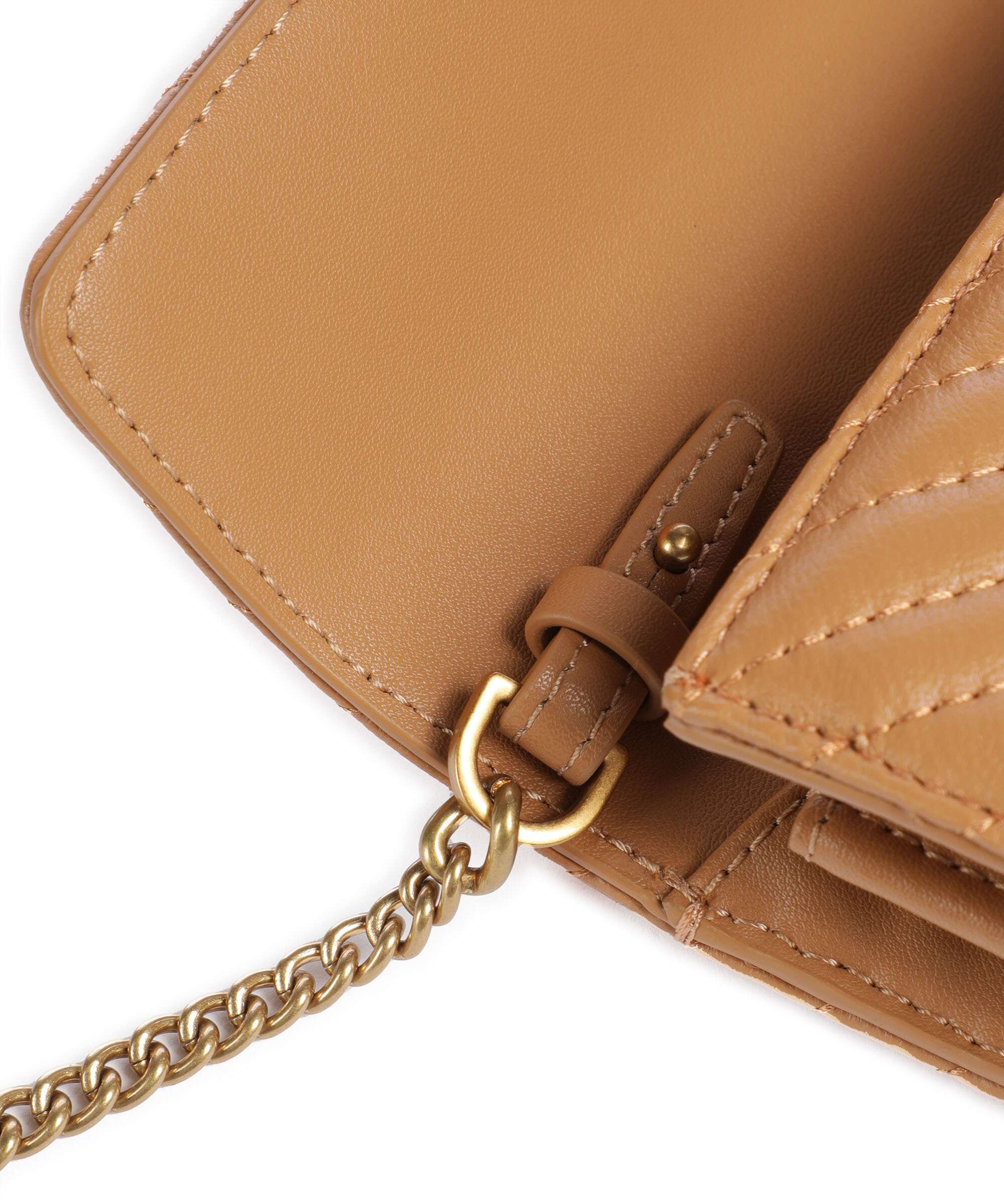 Pinko Love One Wallet torrone/antique gold - Image 4