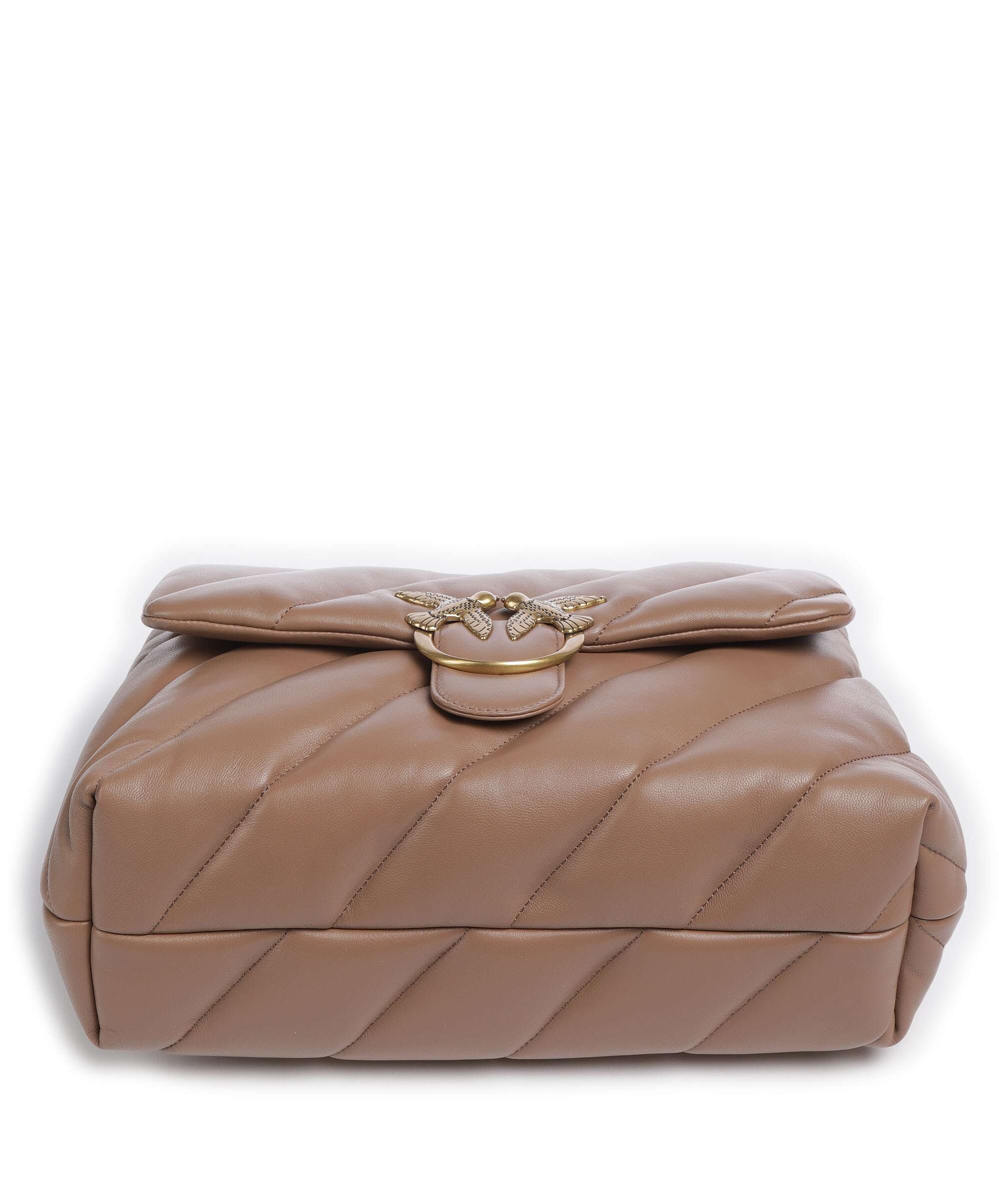 Pinko Love Puff Big Shoulder bag biscotto zenzero/antique gold - Image 4
