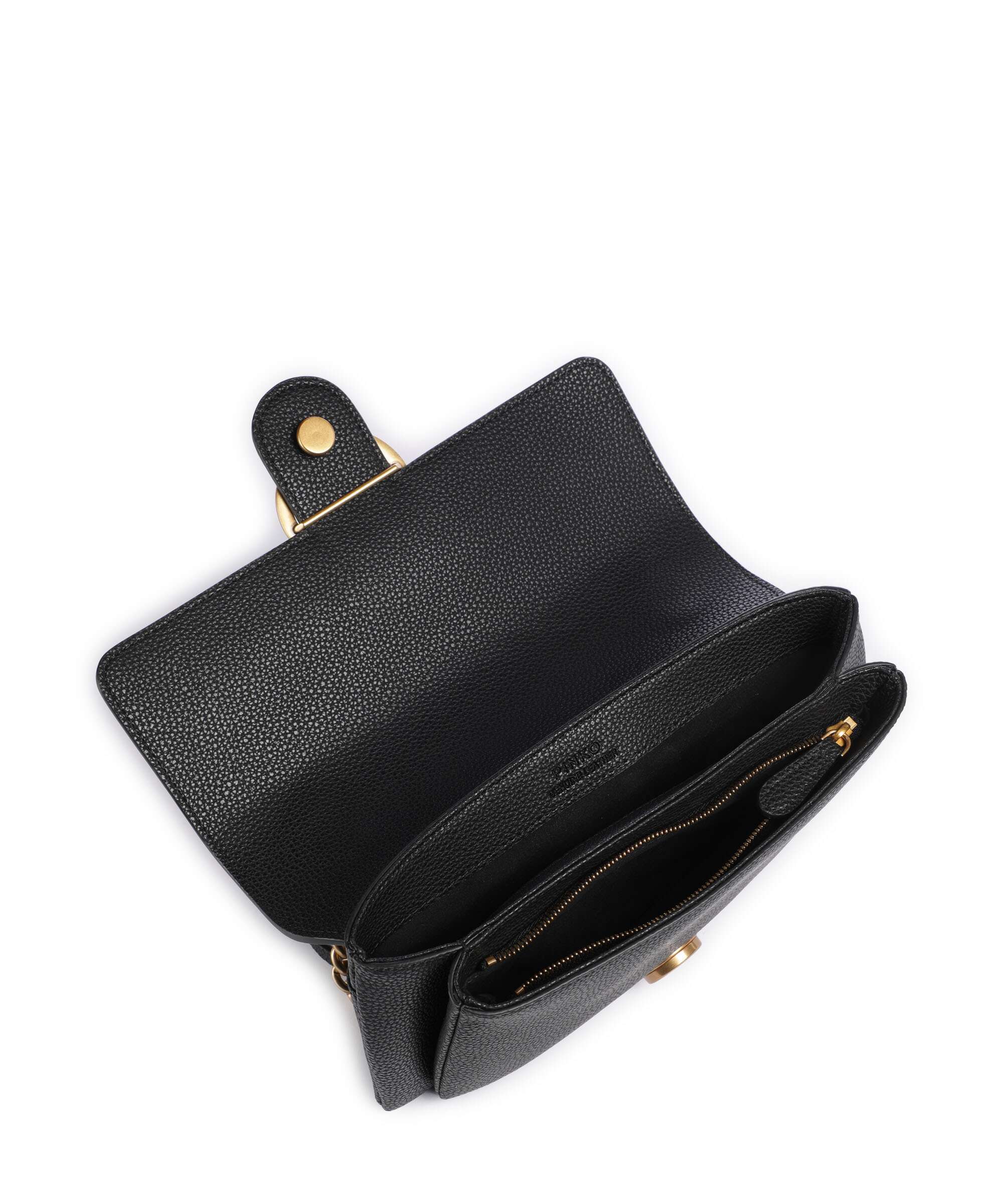 Pinko Love Soft Mini Shoulder bag nero/antique gold - Image 7