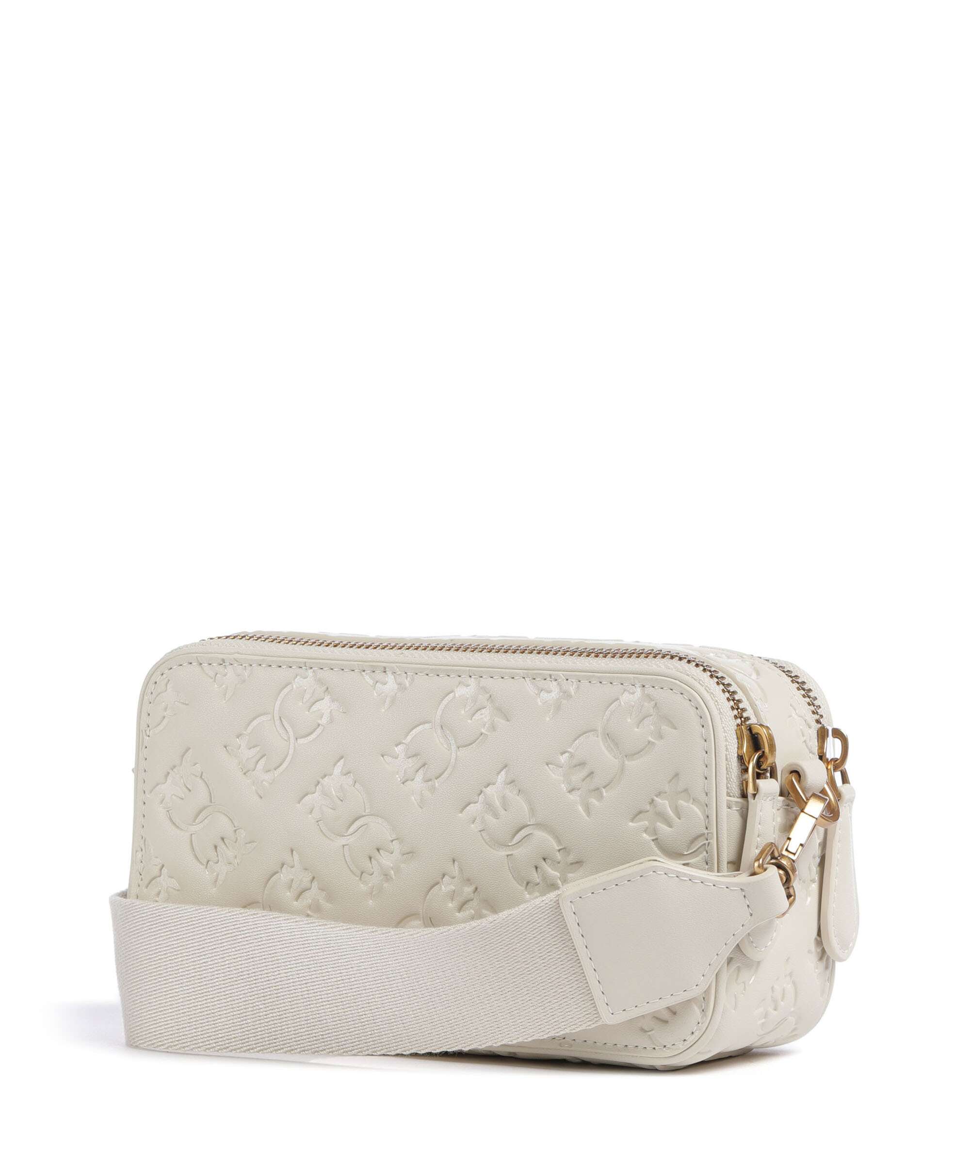 Pinko Mini Crossbody bag bianco seta/antique gold - Image 2